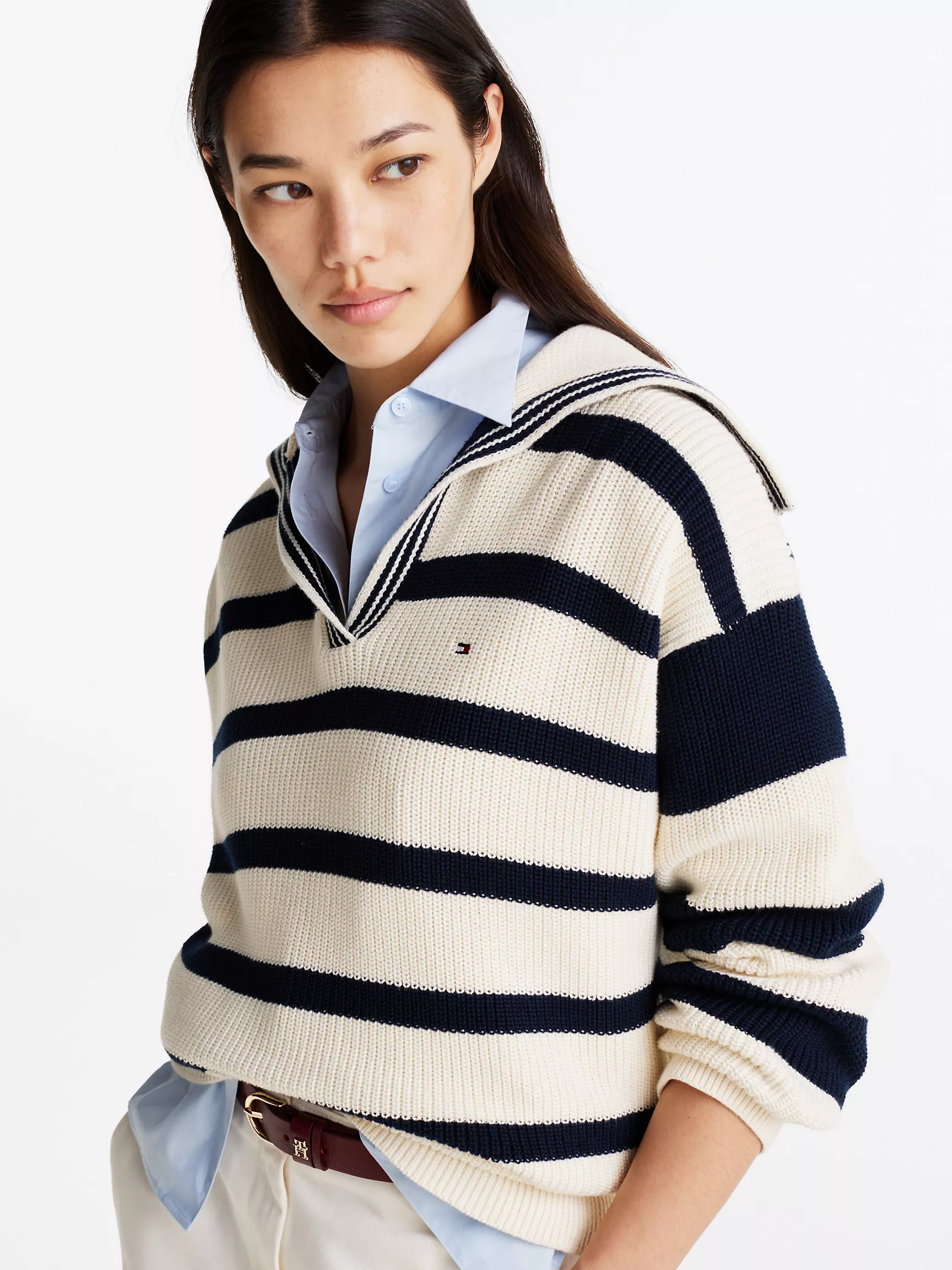 Женский свитер Tommy Hilfiger, Свитер-поло