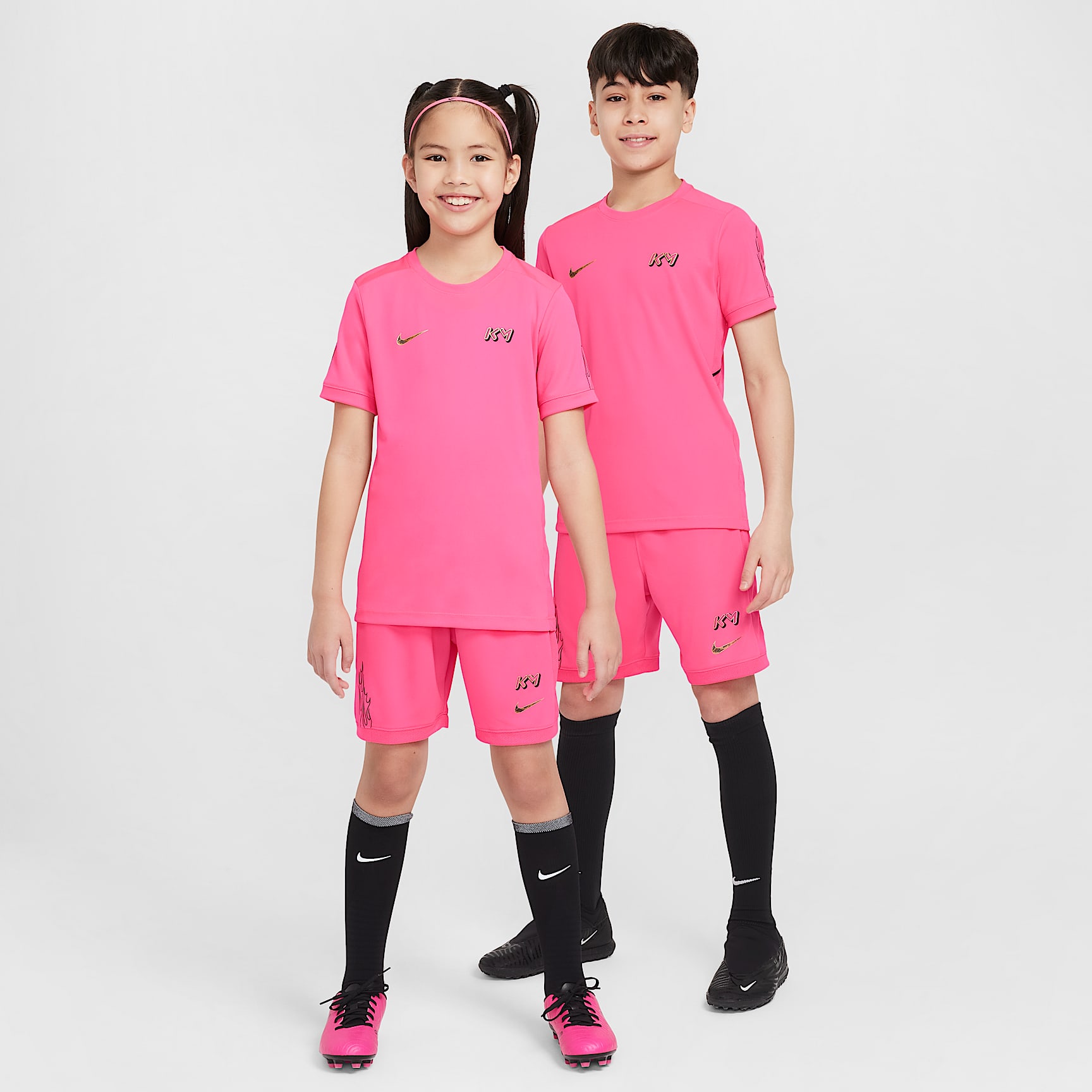 Kylian Mbappé Academy Big Kids' Dri-FIT Soccer Shorts