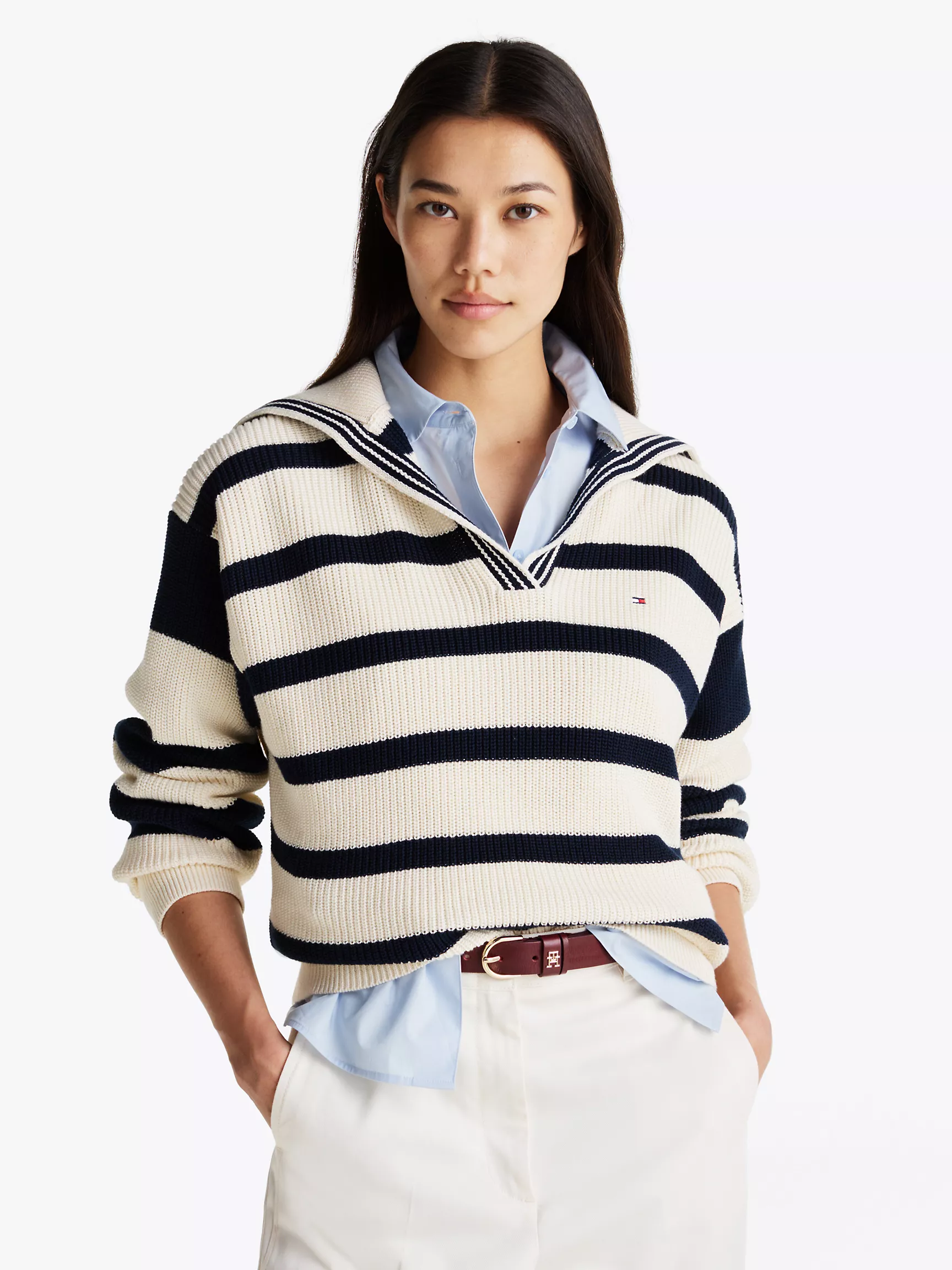 Женский свитер Tommy Hilfiger, Свитер-поло