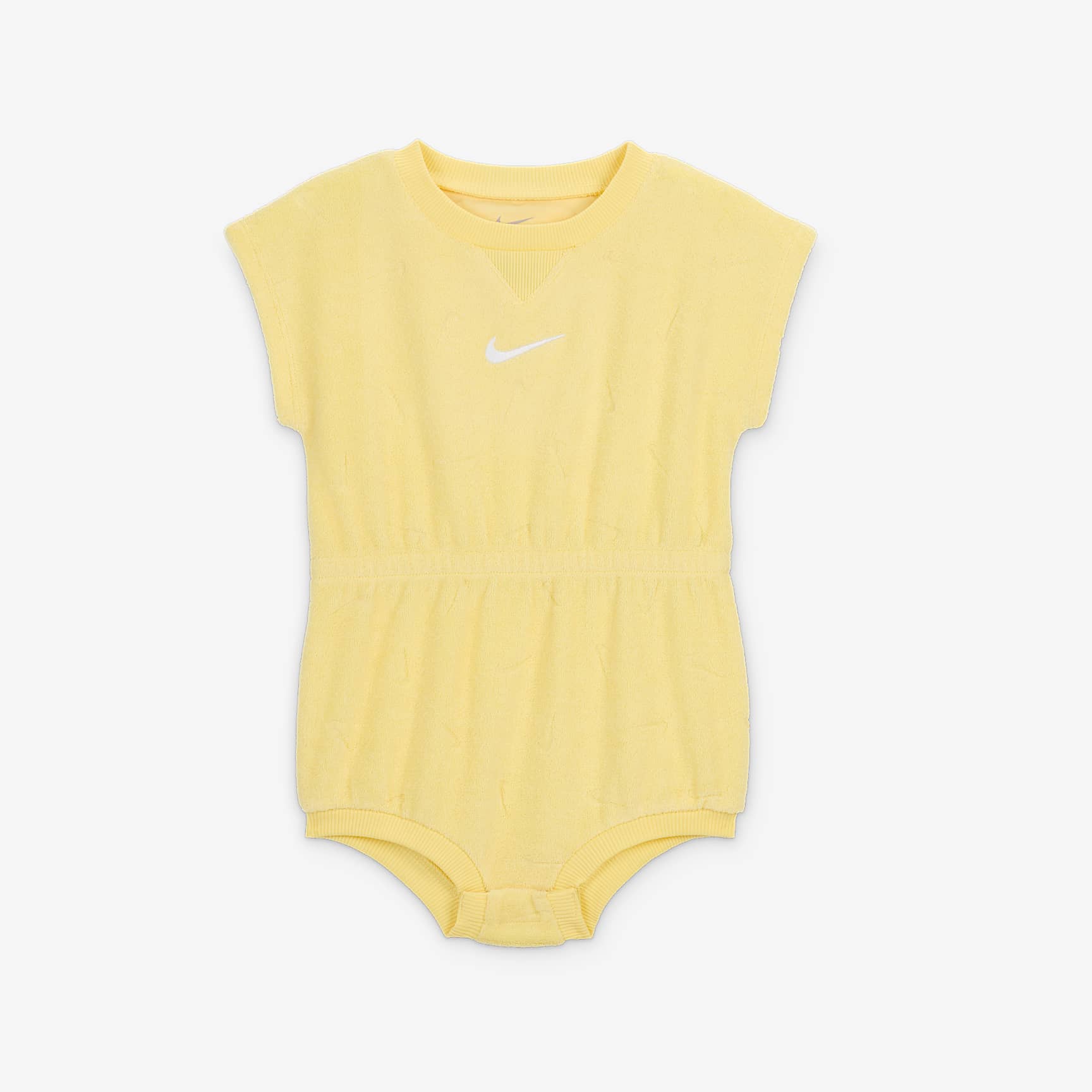 Nike Essentials Baby (12-24M) Jacquard Towel Terry Romper