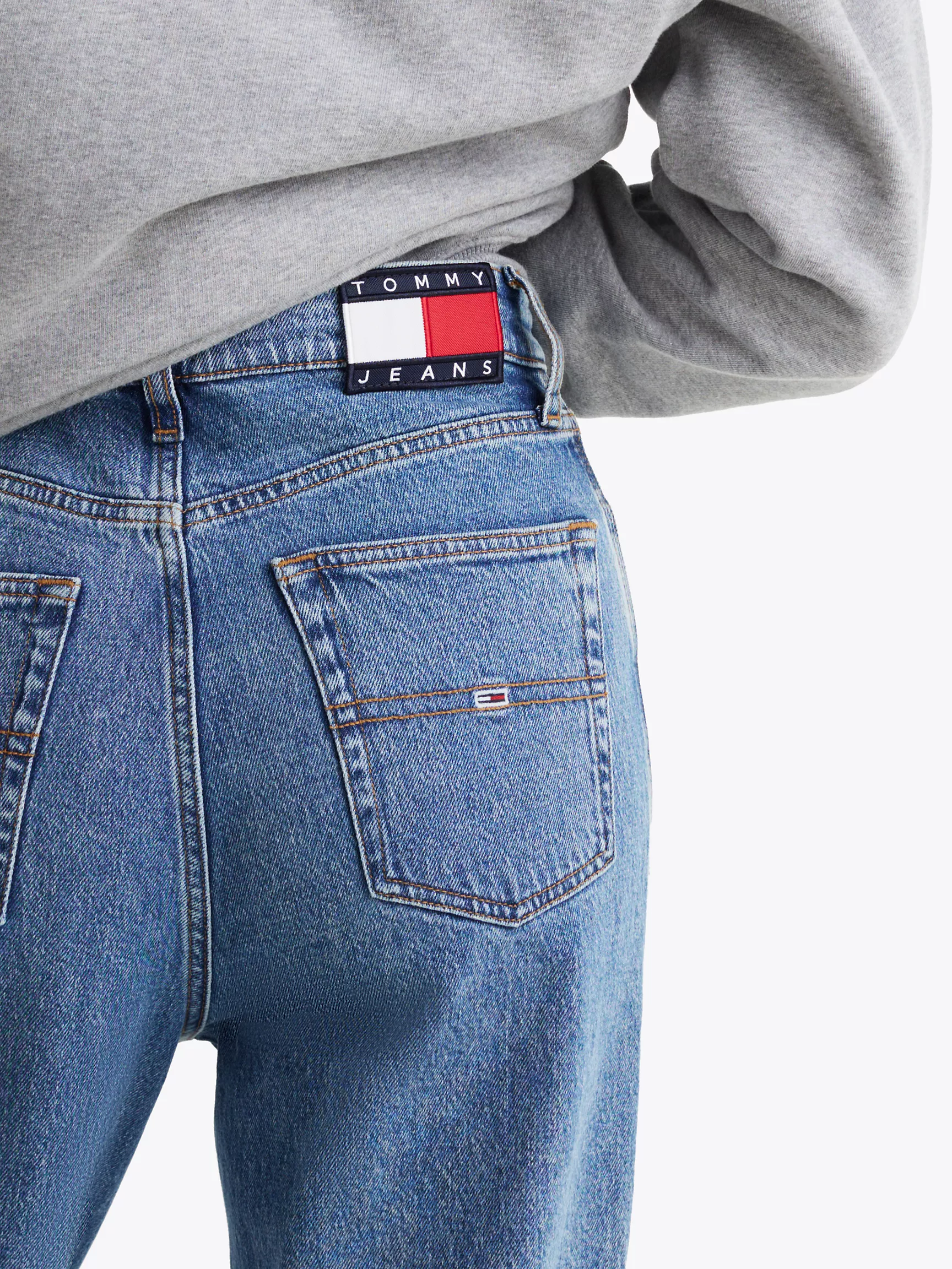 Женские джинсы Tommy Hilfiger, Джинсы с высокой посадкой и широкими штанинами