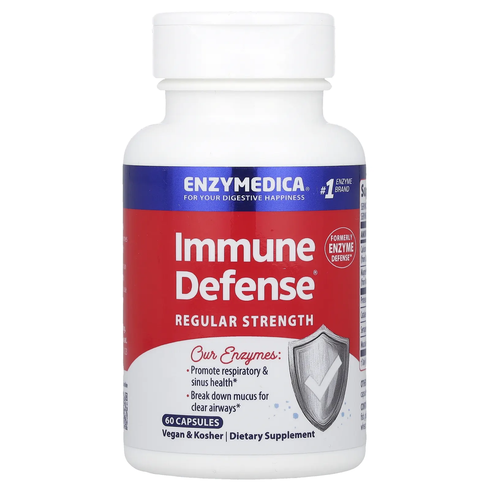 Enzymedica, Enzyme Defense, 60 капсул