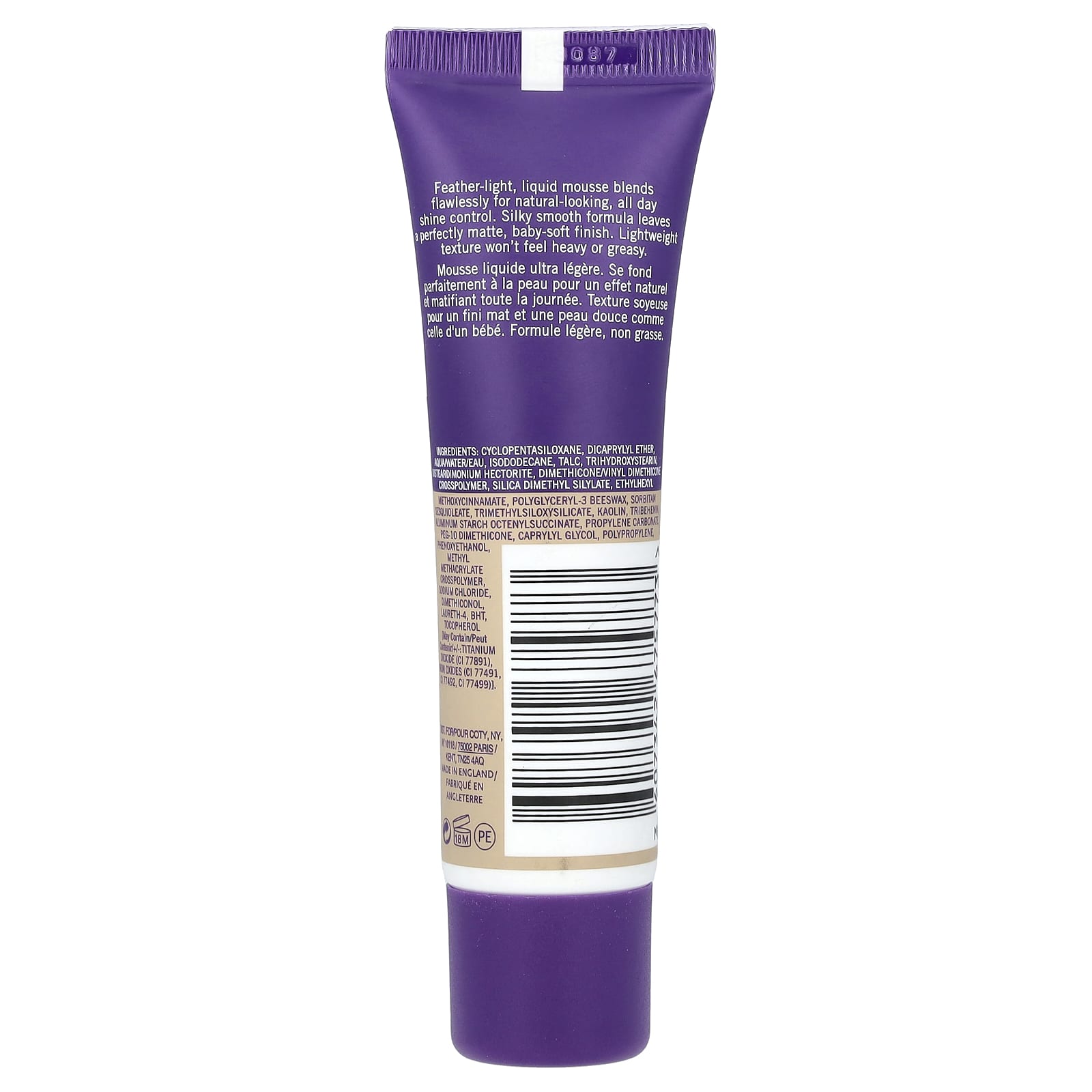 Rimmel London, Stay Matte, матирующая основа для полного покрытия, 100 оттенков слоновой кости, 30 мл (1 жидк. Унция)