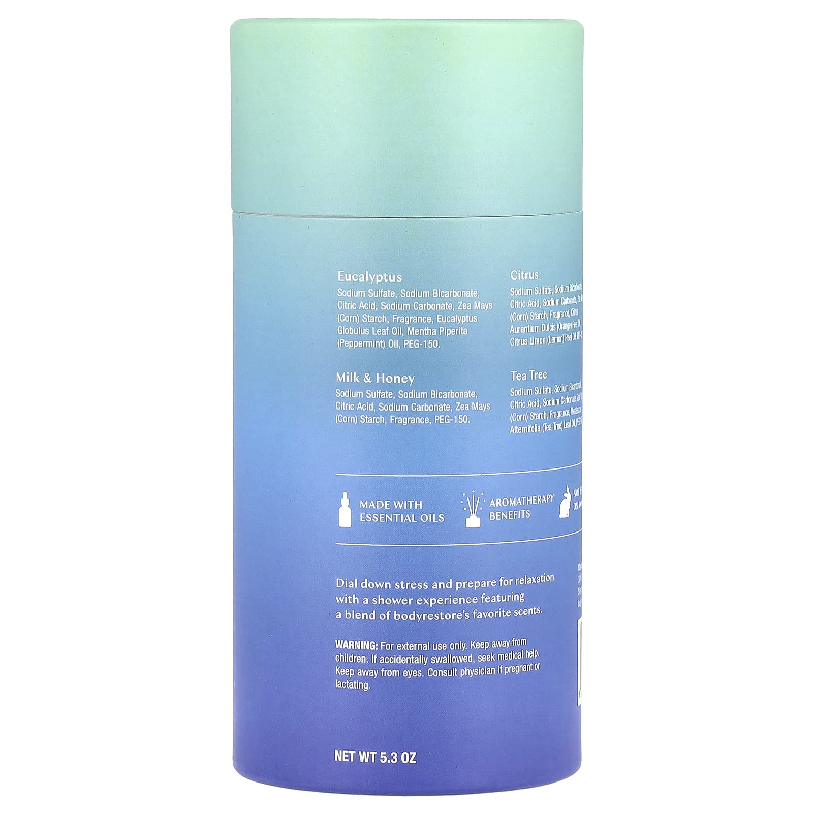 Body Restore, Пароварки для душа Essence, смесь Essential, 6 таблеток, 5,3 унции