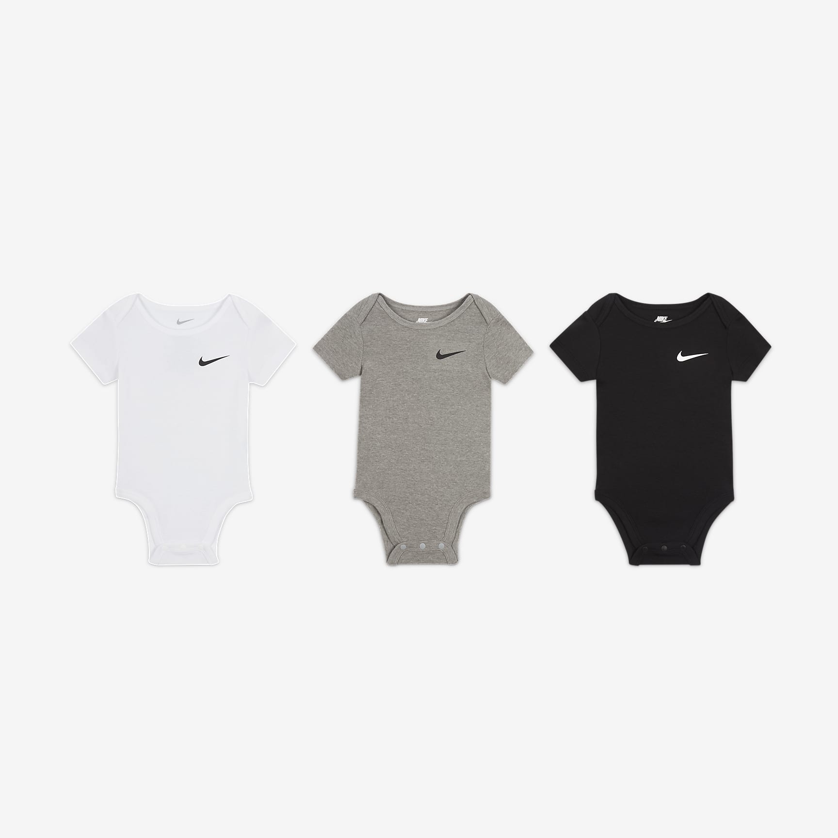 Nike Baby (0-9M) Mini Me Bodysuits (3-Pack)