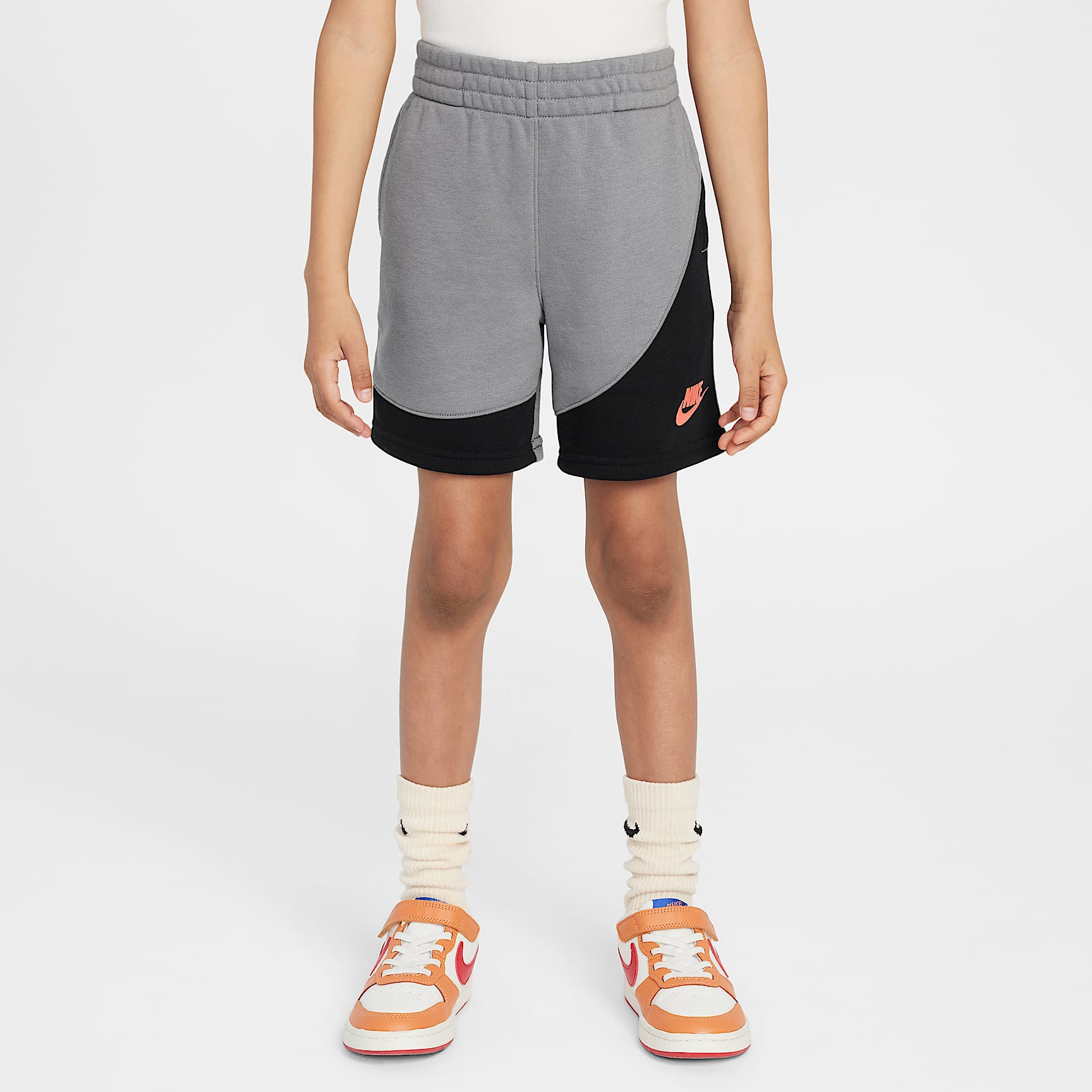 Nike Sportswear Little Kids' On the Move French Terry Shorts