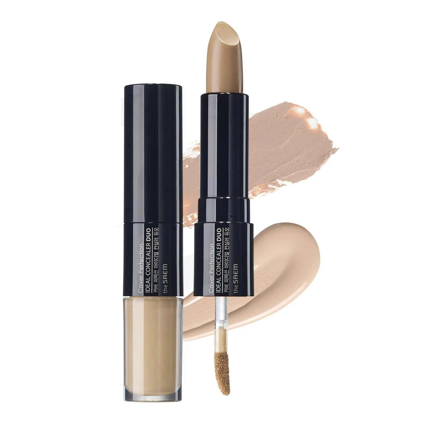 The Saem, Cover Perfection, Ideal Concealer Duo, 1,5 натуральный бежевый, 1 шт.
