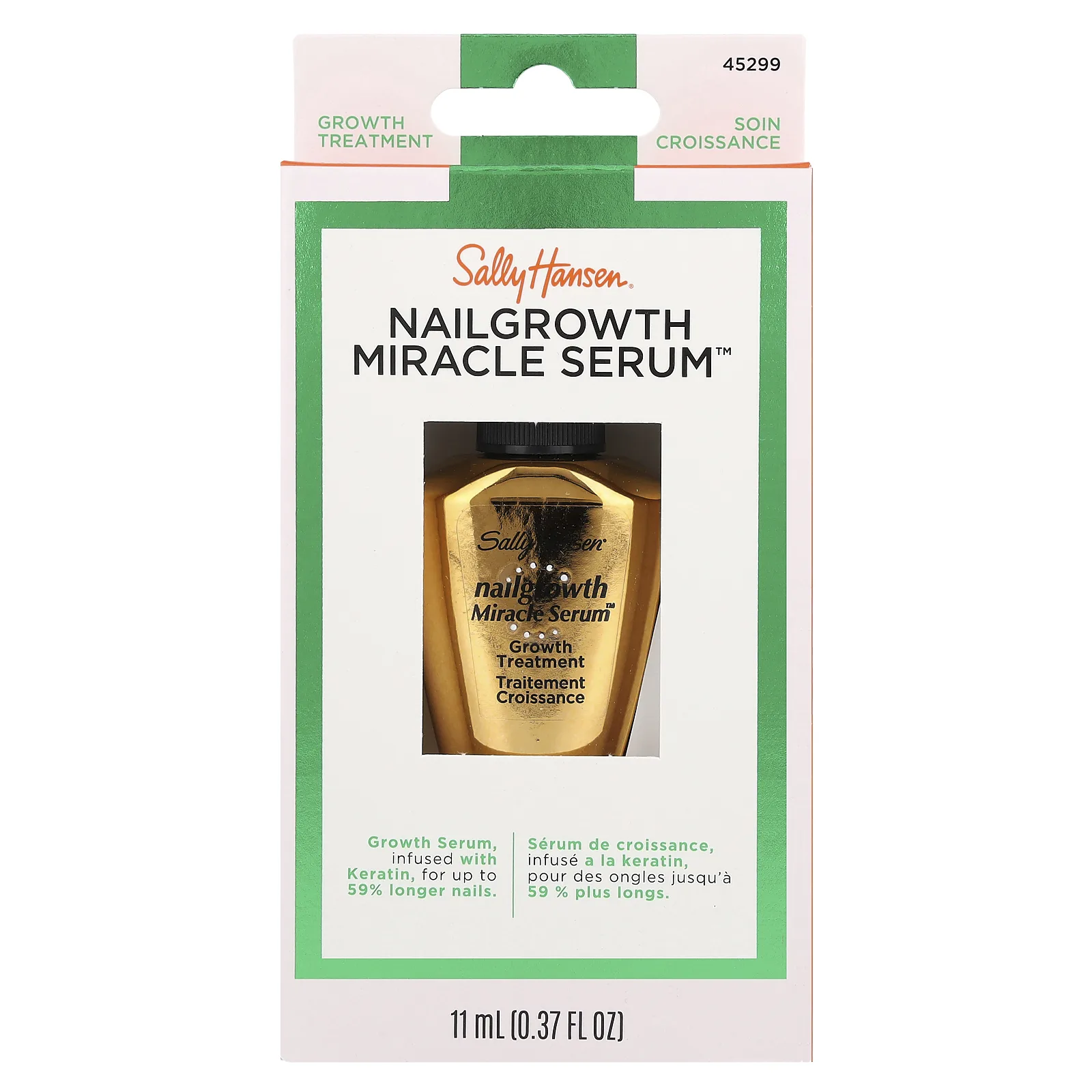 Sally Hansen, NailGrowth Miracle Serum, 11 мл (0,37 жидк. Унции)