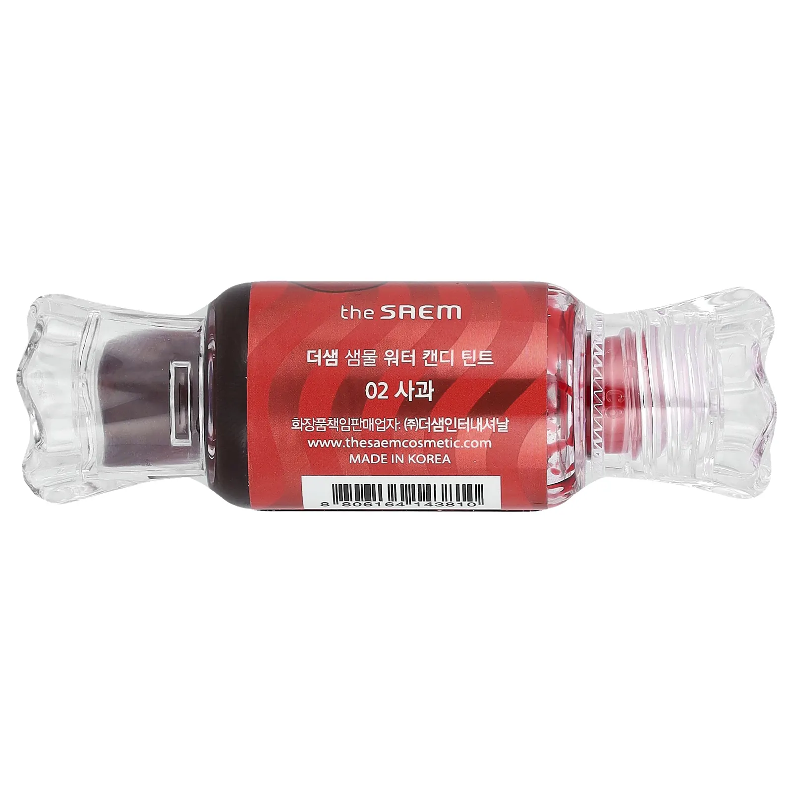 The Saem, Помада на водной основе в виде конфеты, 02 «Яблоко», 0,08 унции