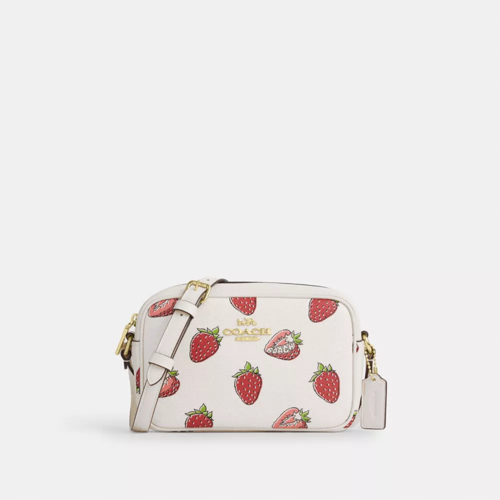 Сумка COACH Mini Jamie Camera Bag With Strawberry Print