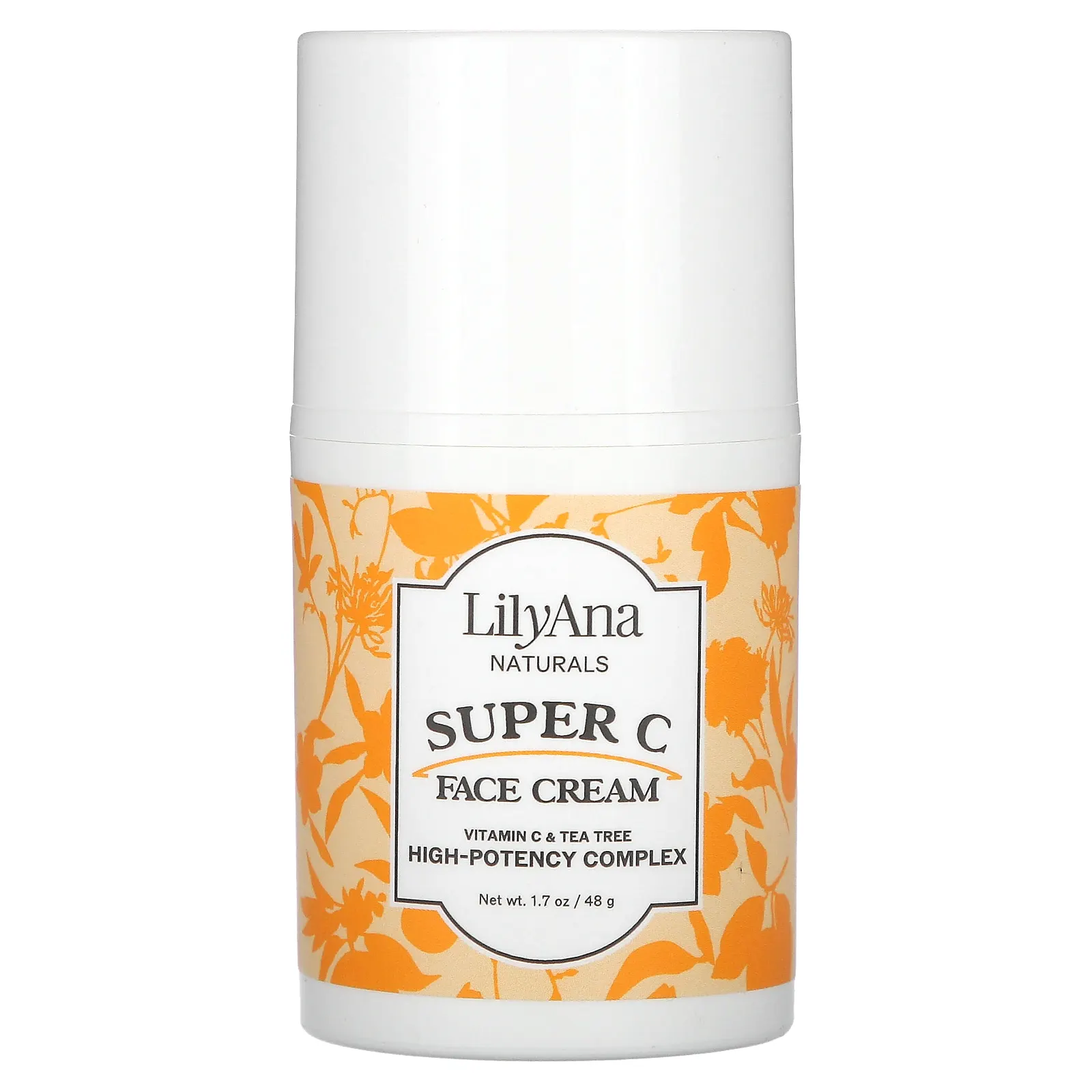 Lilyana Naturals, Крем для лица Super C, 48 г (1,7 унции)