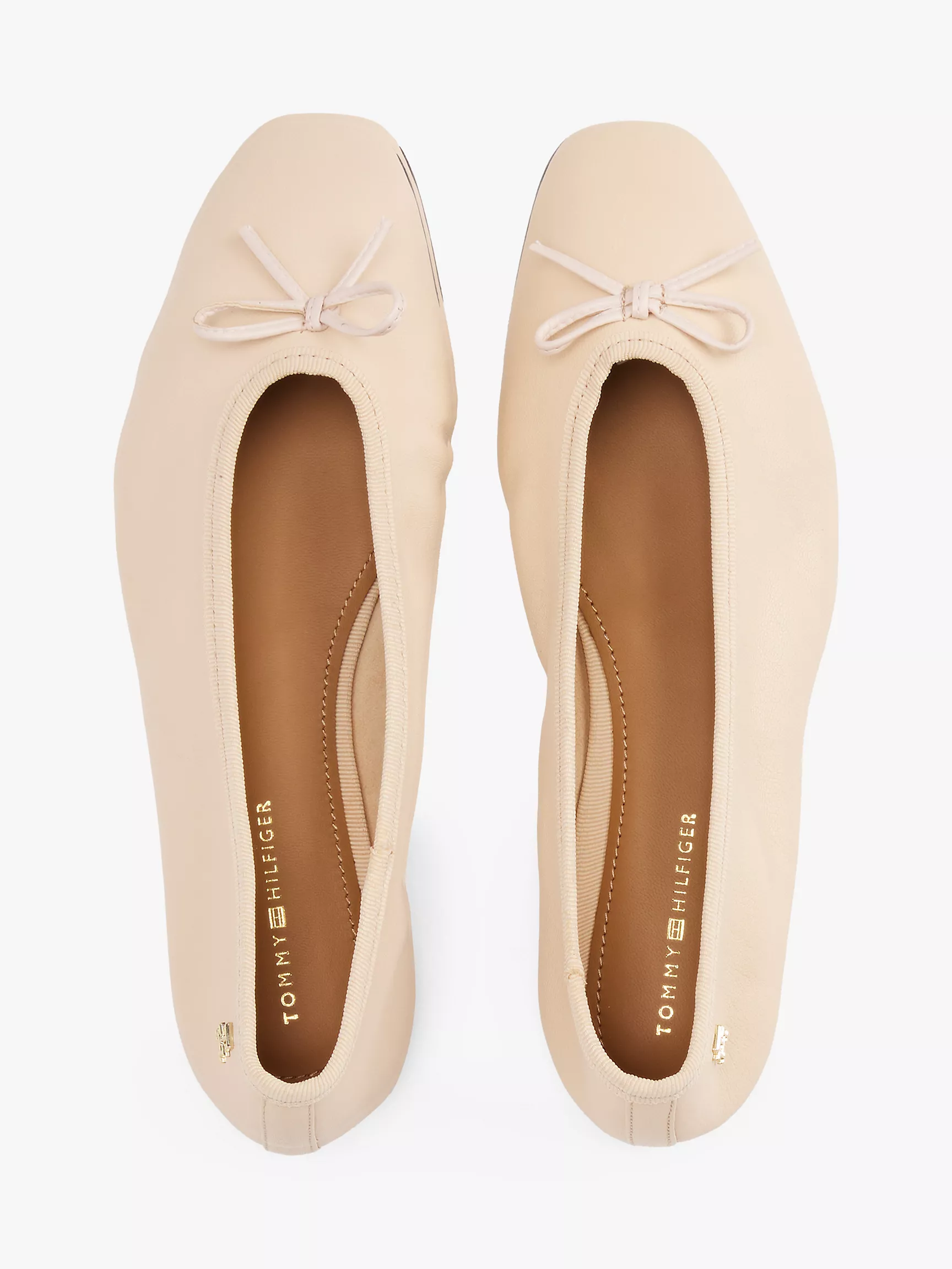 Женская обувь Tommy Hilfiger, Кожаные балетки с монограммным узором