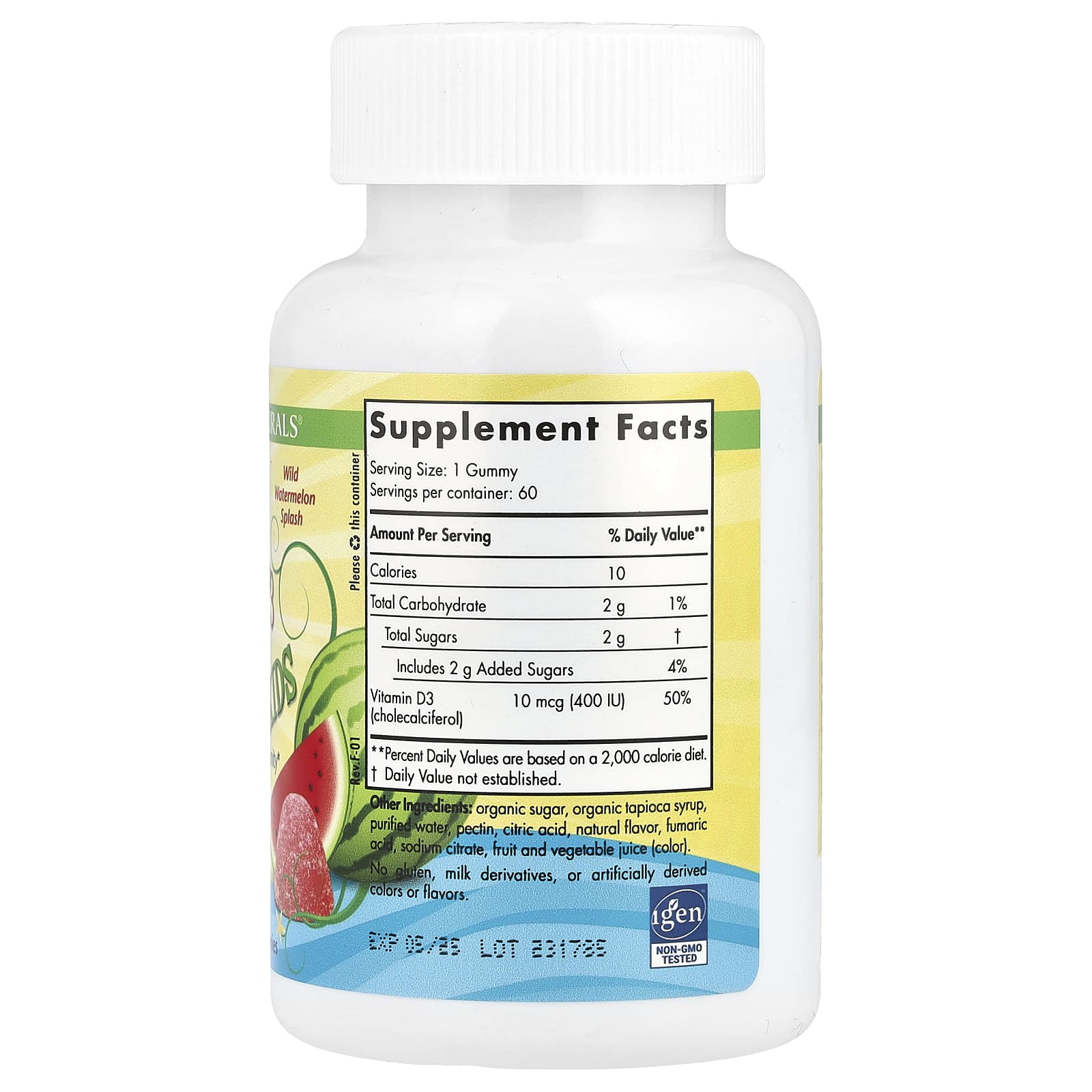 Nordic Naturals, Жевательные конфеты с витамином D3 для детей, 400 МЕ, 60 жевательных конфет