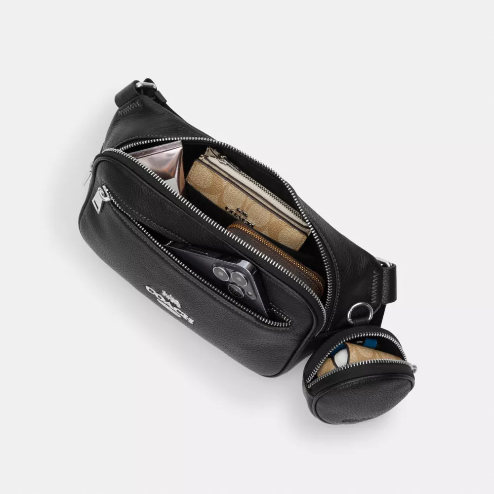 Сумка COACH Elias Belt Bag In Signature Canvas