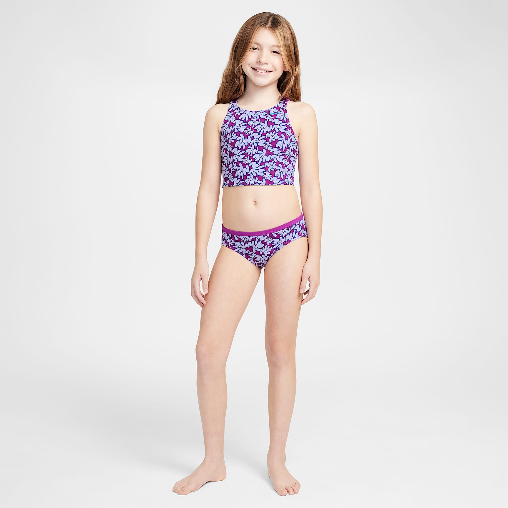 Nike Swim Big Kids' (Girls') Spiderback Midkini Set