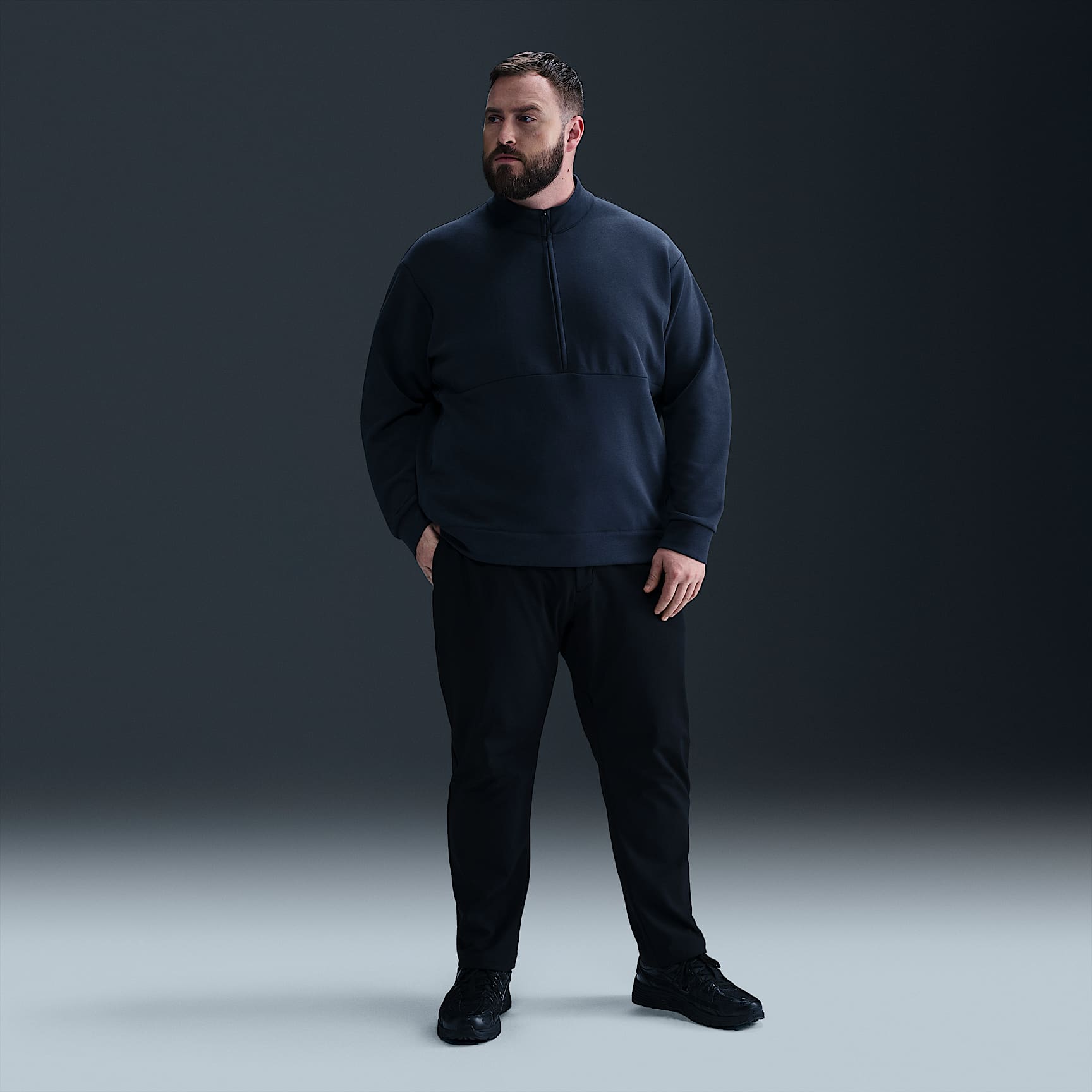 Nike 24.7 ImpossiblySoft Men's Dri-FIT 1/2-Zip Top