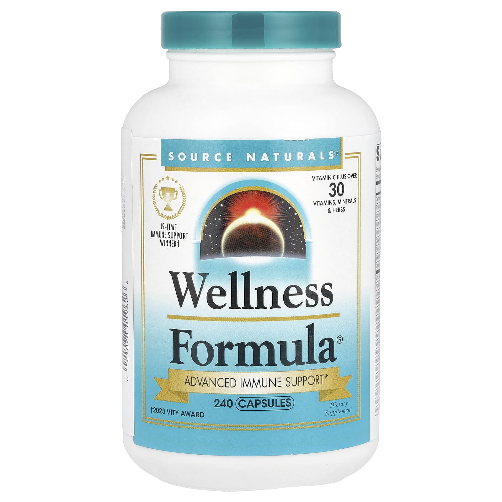 Source Naturals, Wellness Formula, улучшенная ежедневная иммунная поддержка, 240 капсул
