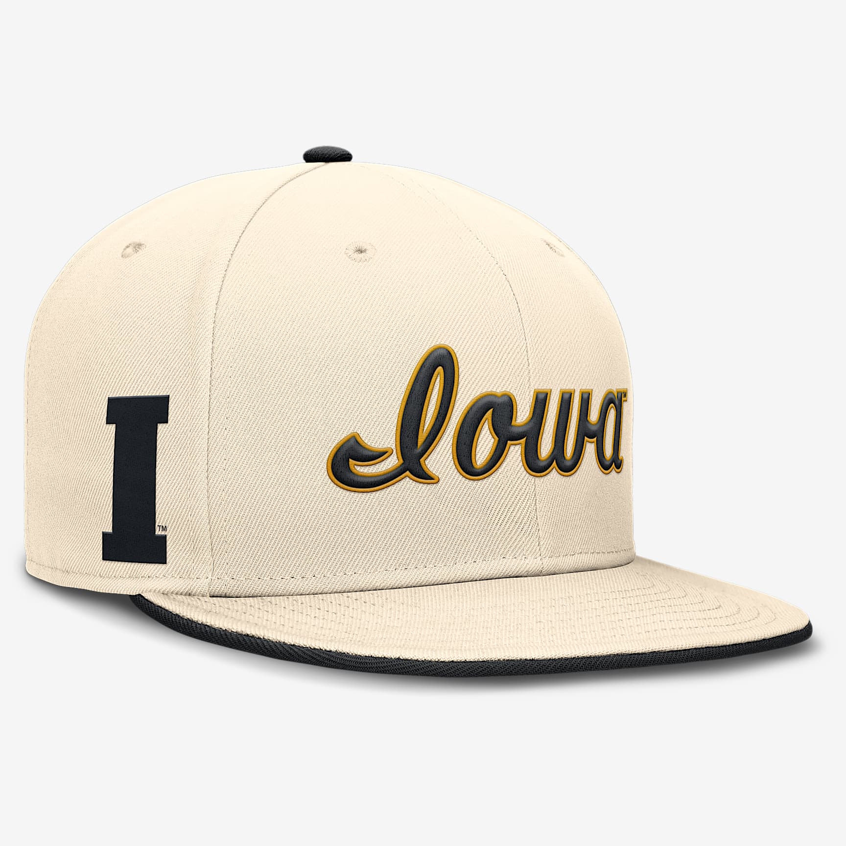 Iowa Hawkeyes Primetime True Men's Nike Dri-FIT College Fitted Hat