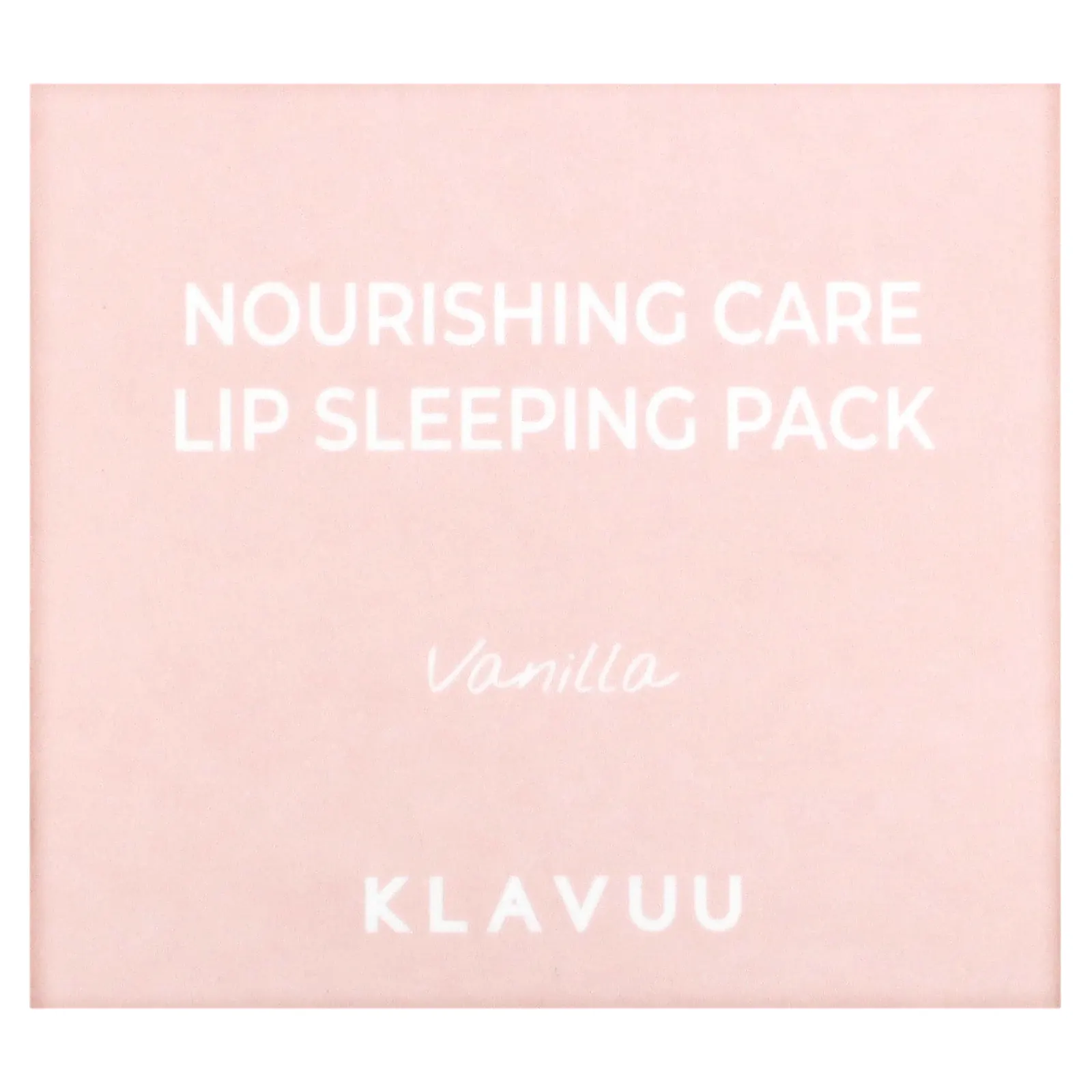 KLAVUU, Nourishing Care, ночная маска для губ, ваниль, 20 г (0,70 унции)