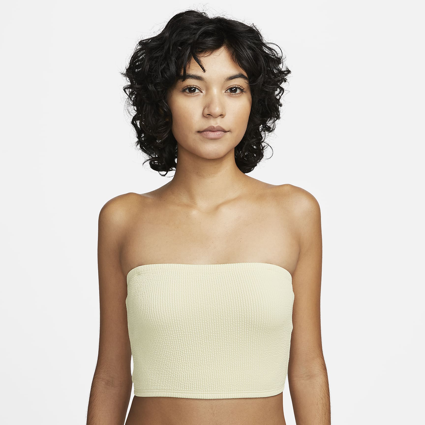 Nike Women's Bandeau Midkini Swim Top