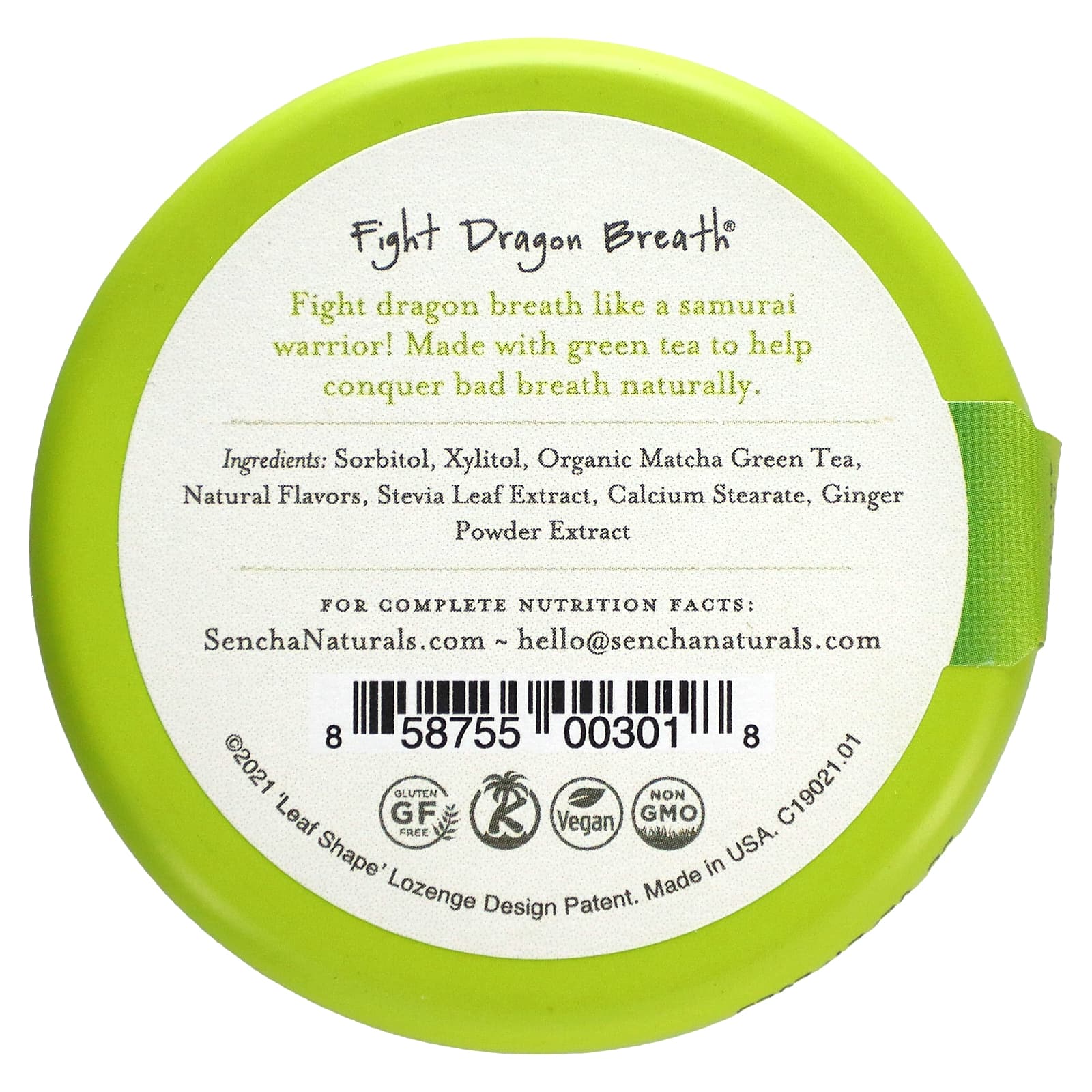 Sencha Naturals, Зеленый чай с мятой, имбирь юдзу, 35 г (1,2 унции)