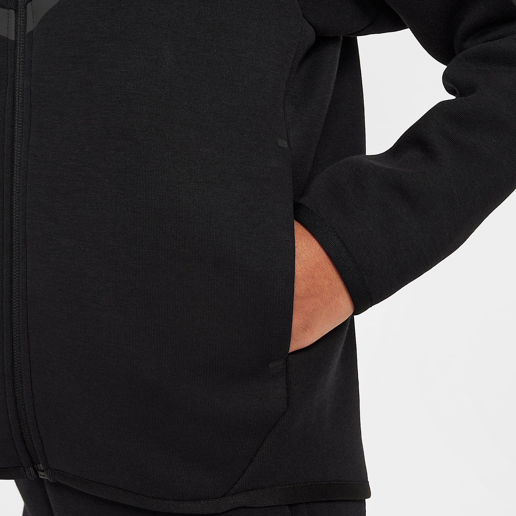 Nike Sportswear Tech Fleece Girls' Full-Zip Hoodie