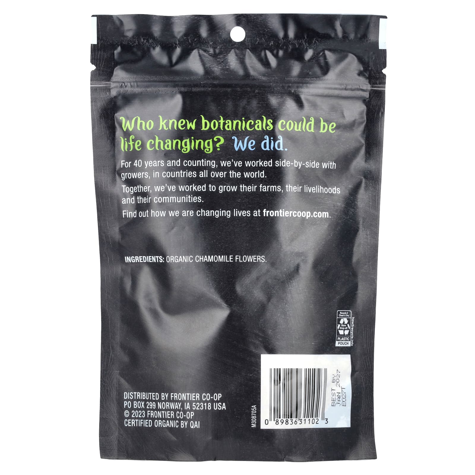 Frontier Co-op, Органические цветки немецкой ромашки, 47 г (1,66 унции)