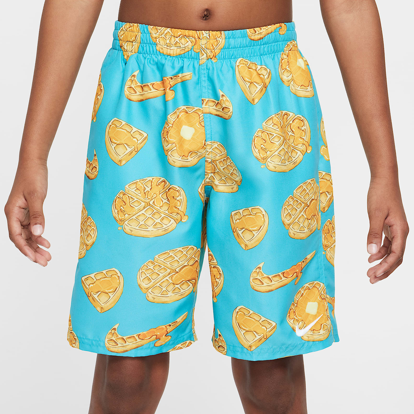 Nike Swim Breaker Big Kids' (Boys') 7" Brief-Lined Volley Shorts