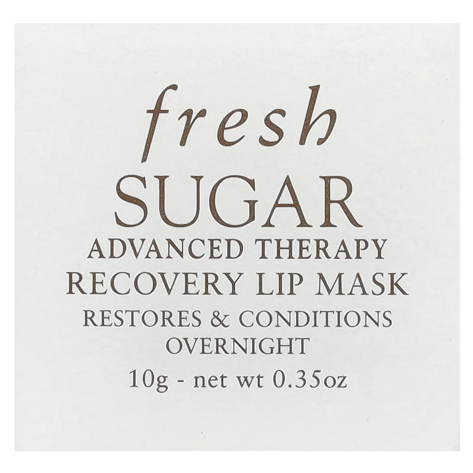 Fresh, Восстанавливающая маска для губ Sugar Advanced Therapy, 10 г (0,35 унции)
