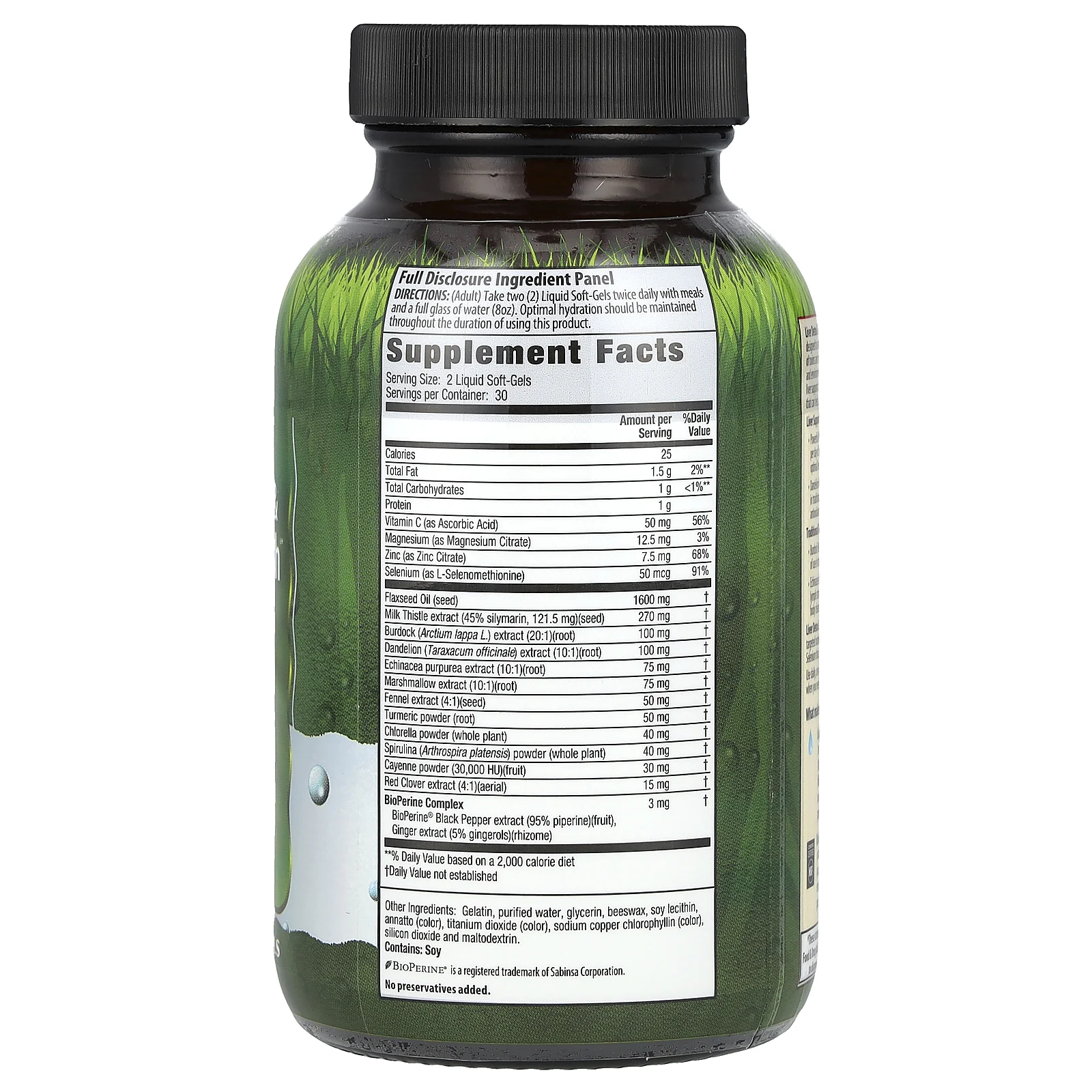 Irwin Naturals, Liver Detox & Blood Refresh, добавка для очистки печени и крови, 60 капсул с жидкостью