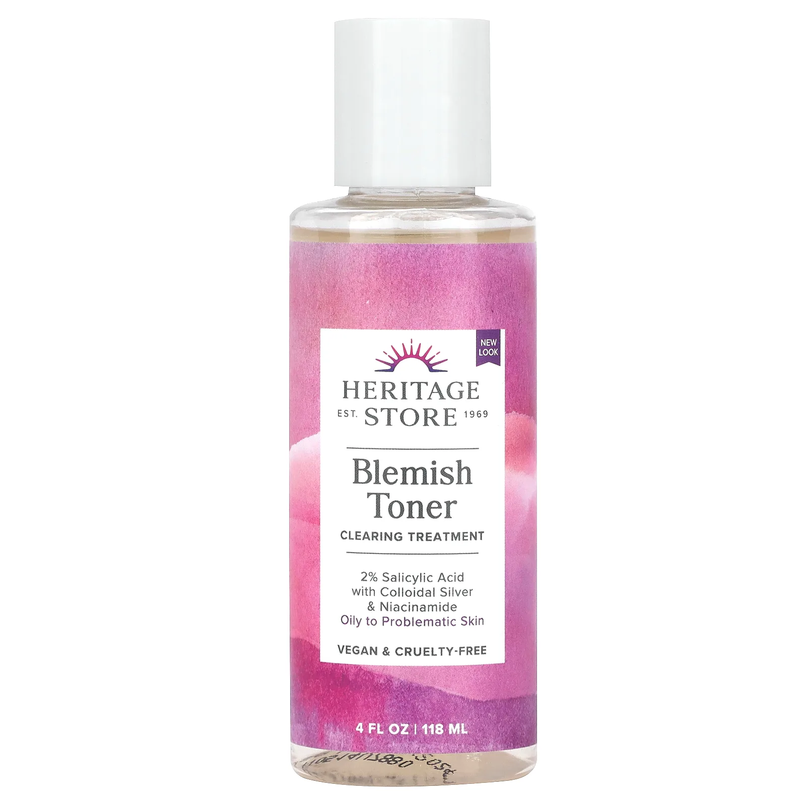 Heritage Store, Blemish Toner, очищающее средство, 118 мл (4 жидк. Унции)