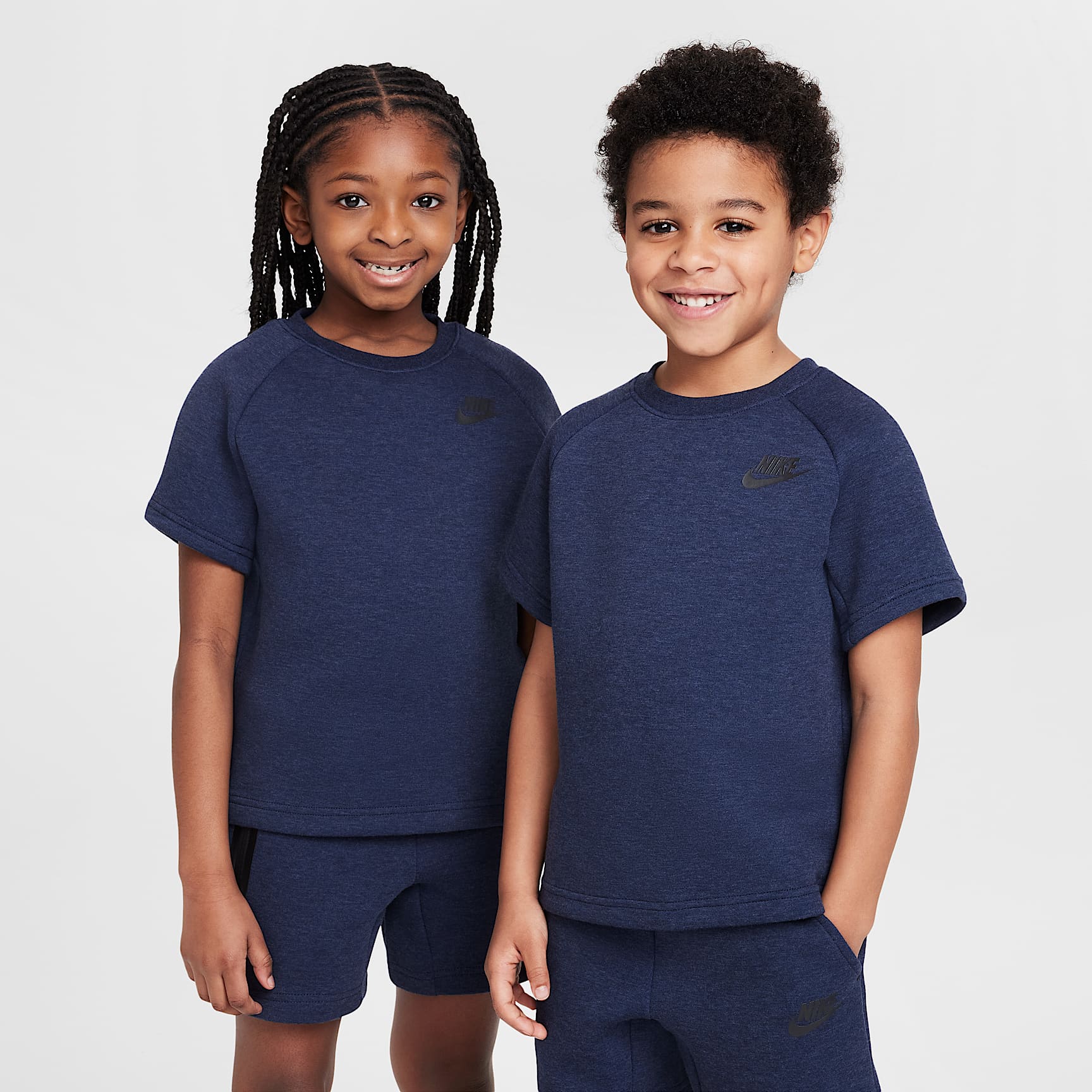 Nike Little Kids' Tech Fleece Tee and Shorts Set