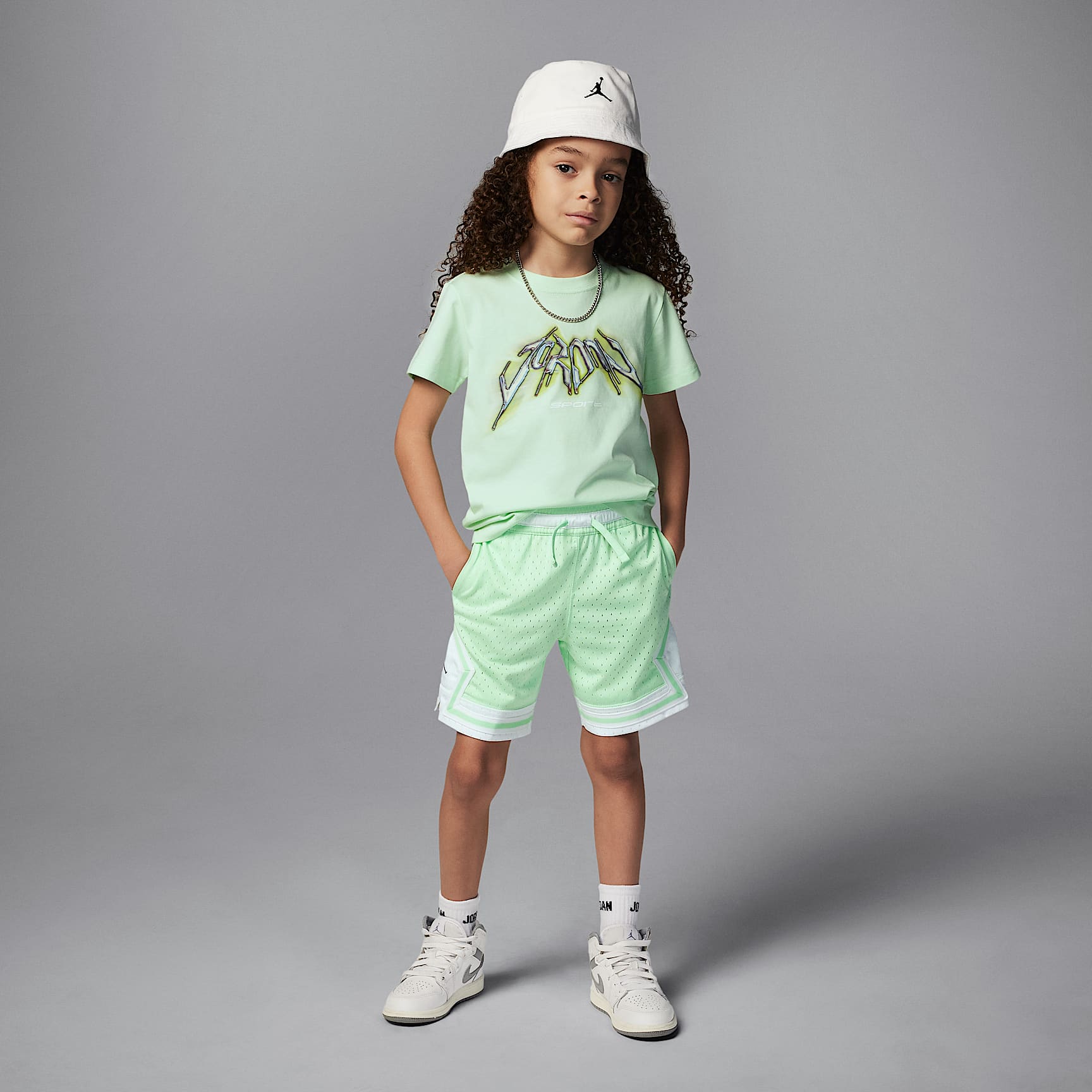 Jordan Dri-FIT Little Kids' Sports Graphic T-Shirt