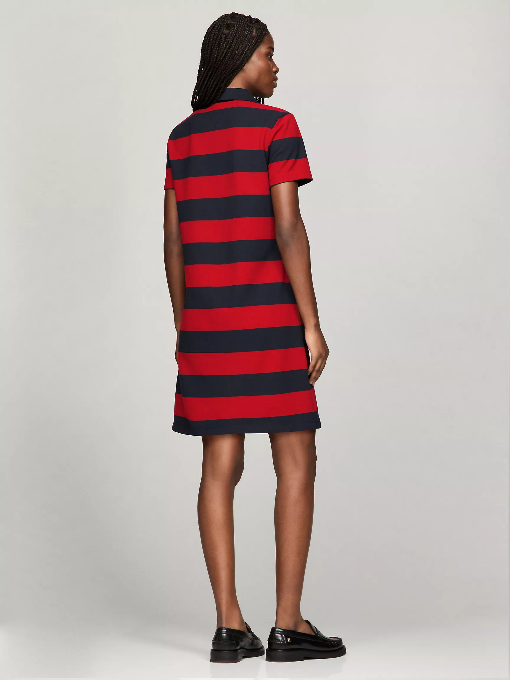 Женское платье Tommy Hilfiger, Поло-платье в полоску в стиле регби