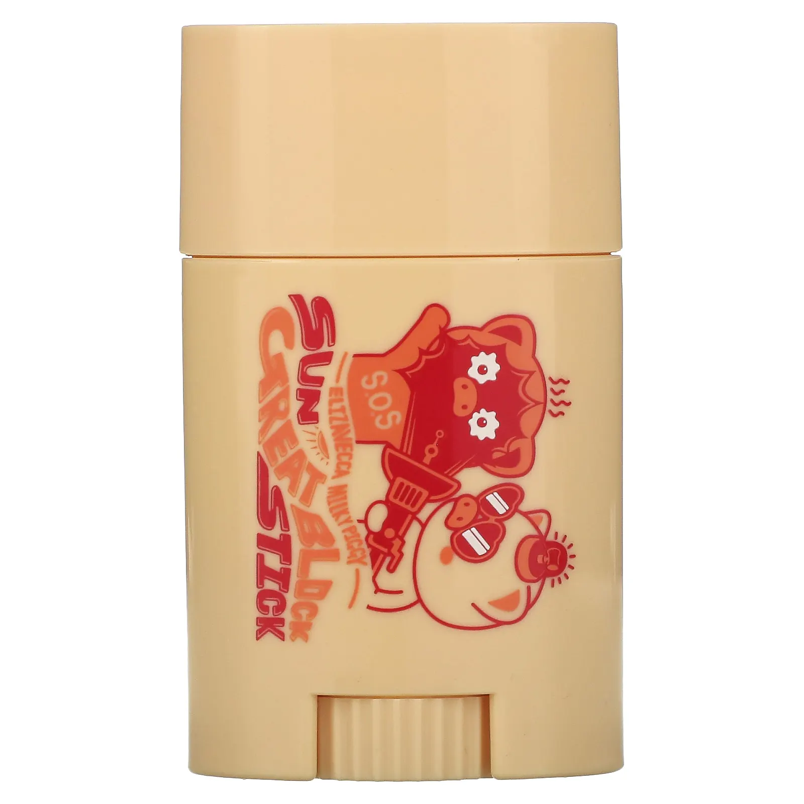 Elizavecca, Milky Piggy, Sun Great Block Stick, солнцезащитный стик, SPF 50+ PA +++, 22 г (0,78 унции)