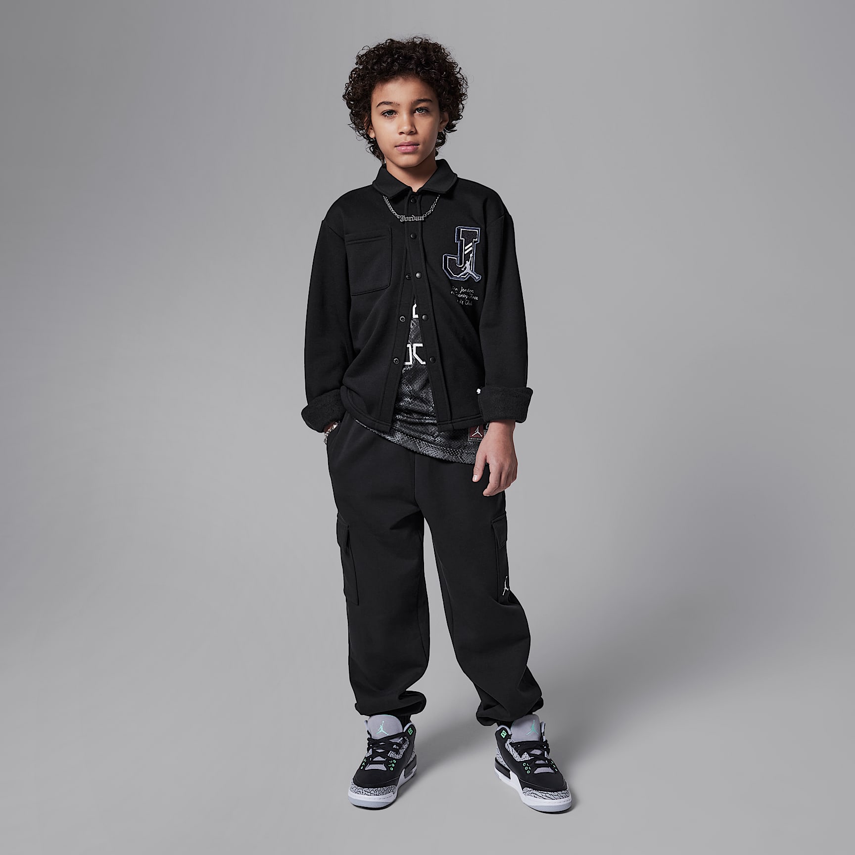 Jordan Court of Legends Big Kids' Long Sleeve Knit Top