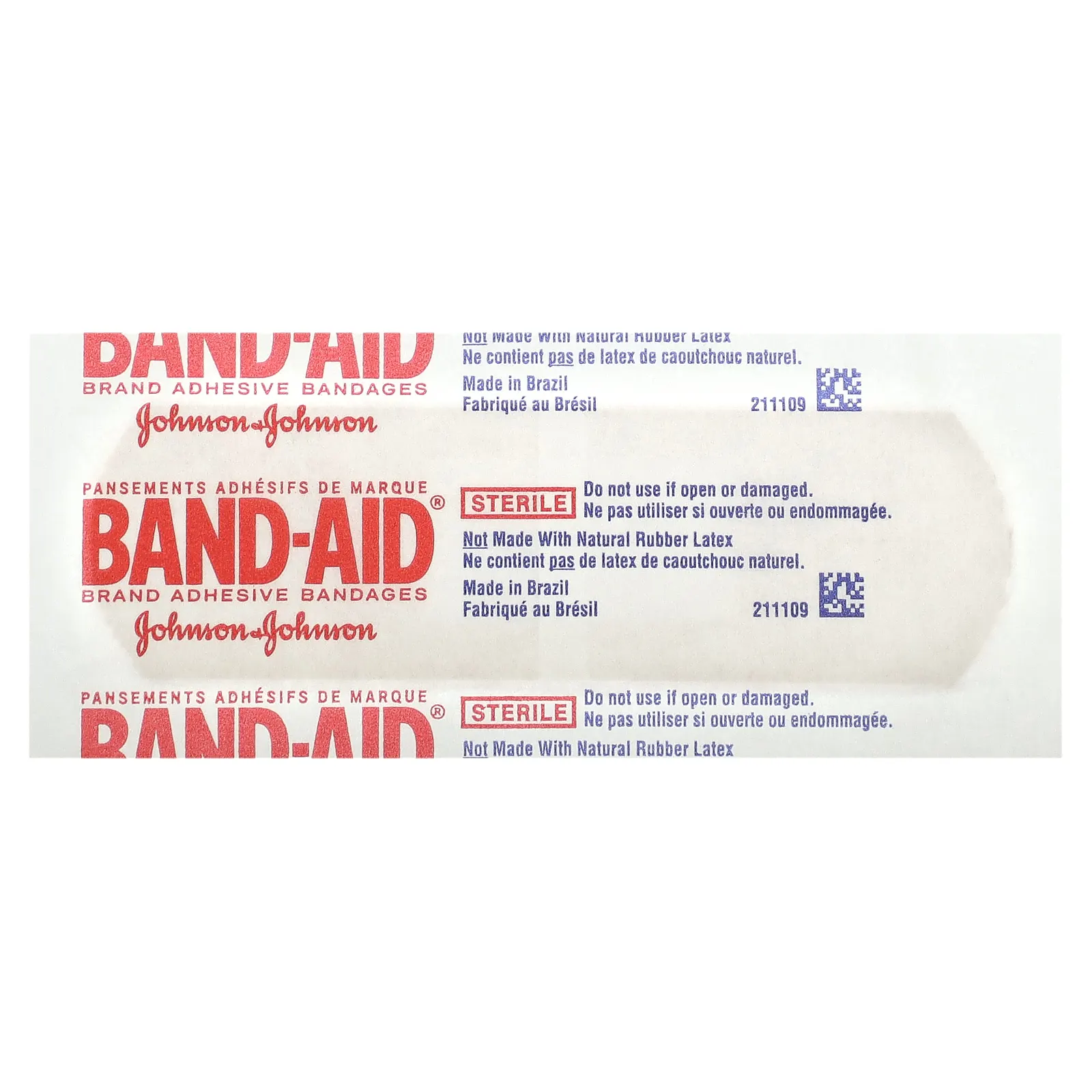 Band Aid, Лейкопластырные повязки, разнообразные, разные размеры, 30 бинтов