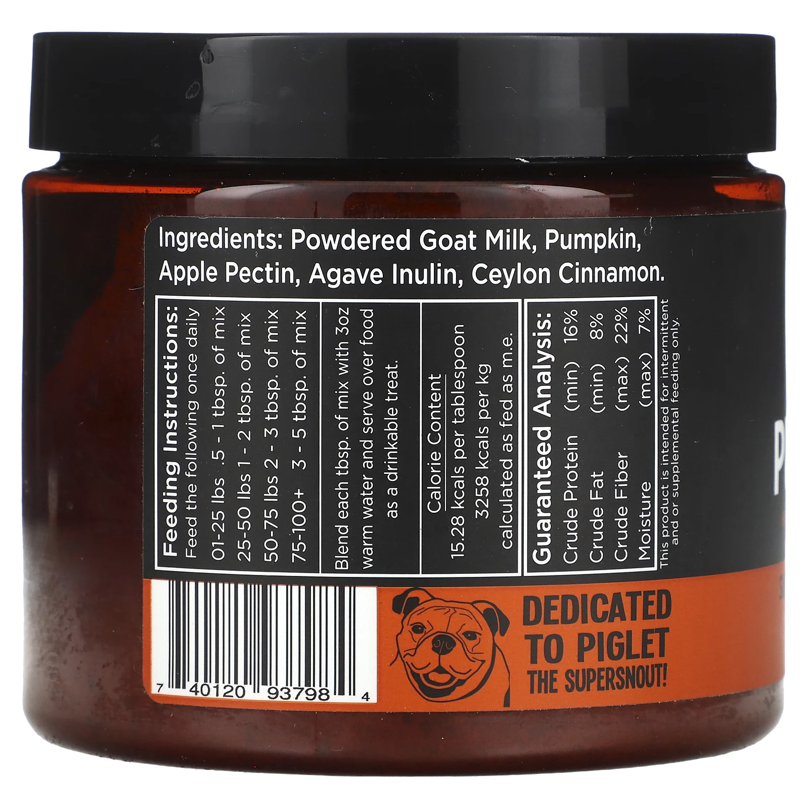 Super Snouts, Тыквенный латте, для собак и кошек, 142 г (5 унций)