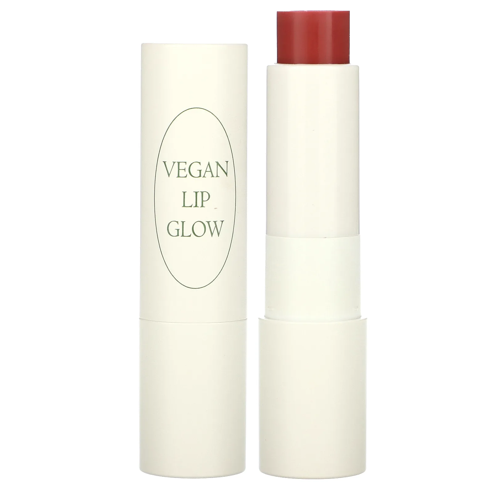 Nacific, Vegan Lip Glow, 02 лососевый бежевый, 3,9 г (0,13 унции)