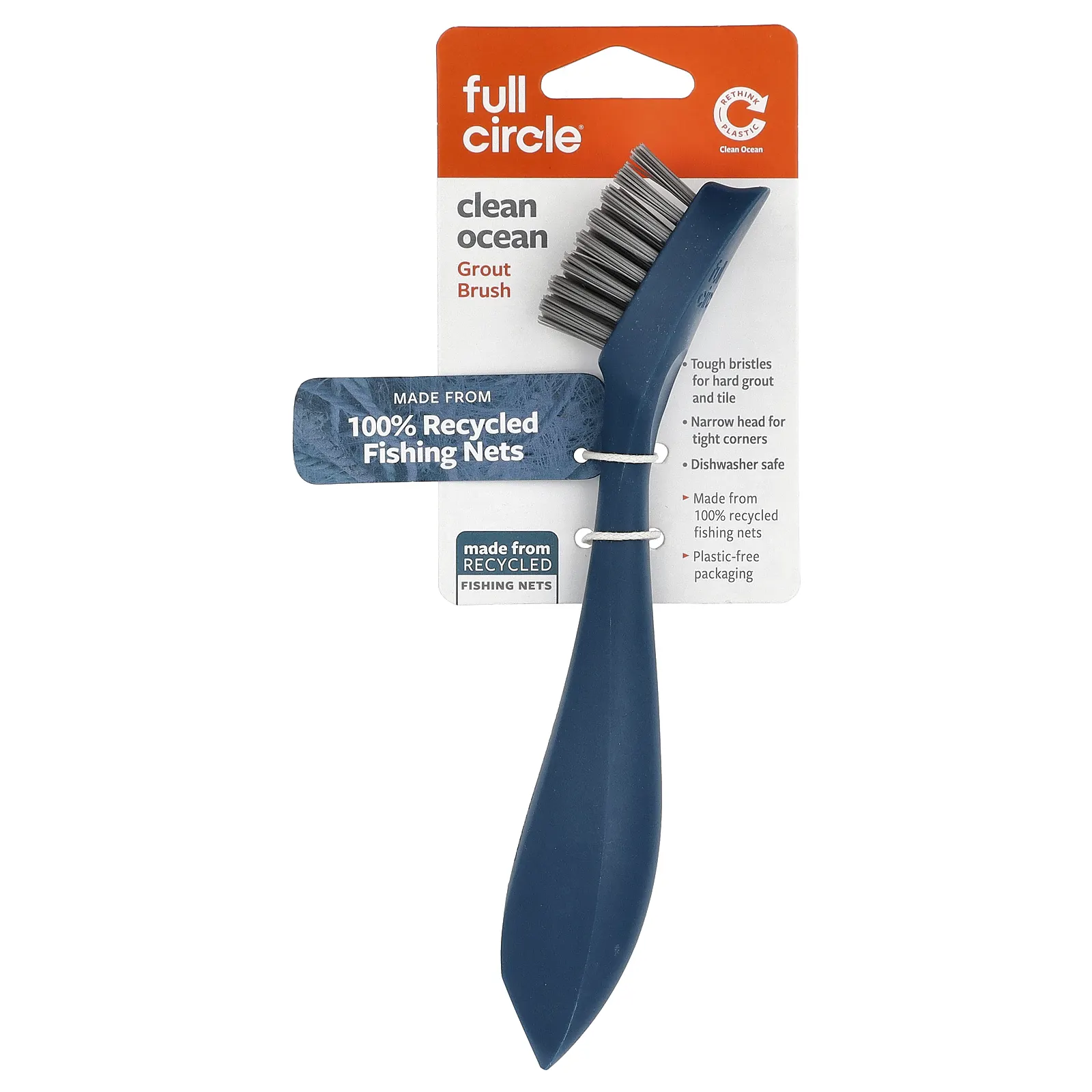 Full Circle, Clean Ocean, щетка для затирки швов, 1 шт.