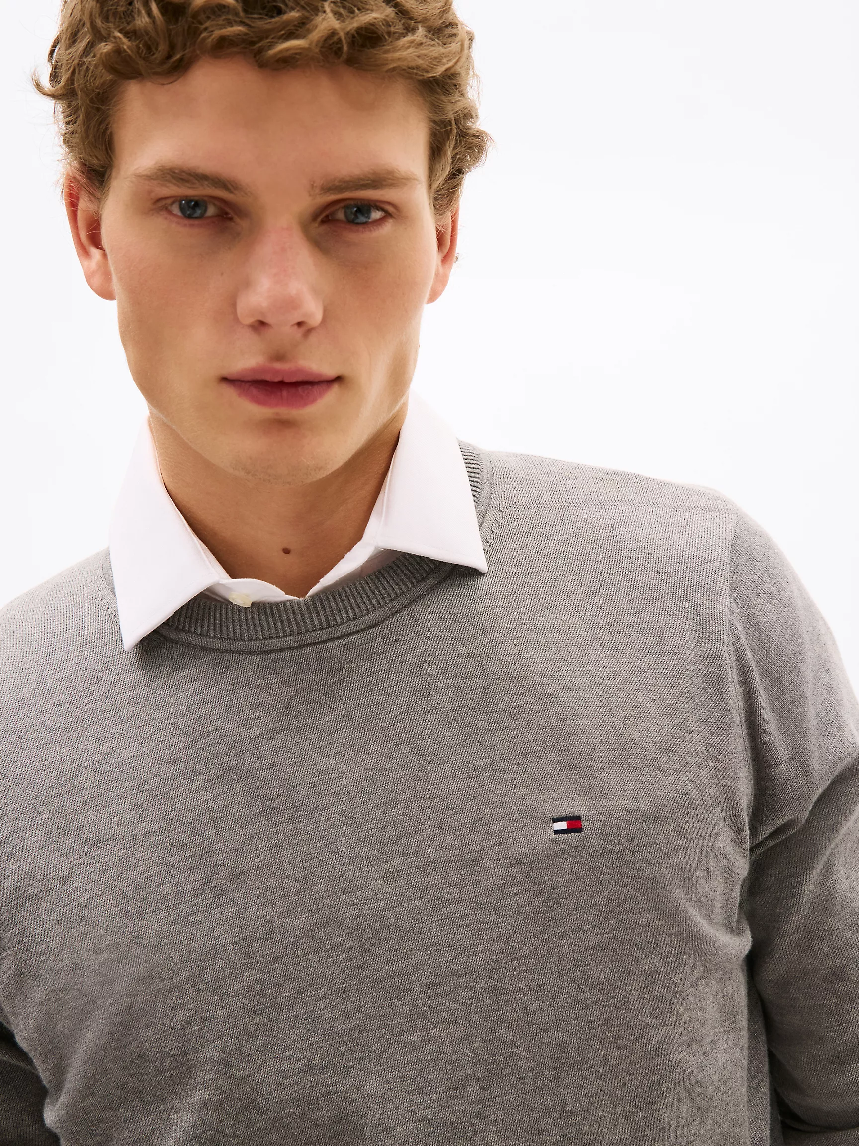 Мужской свитер Tommy Hilfiger, Классический свитер с круглым вырезом