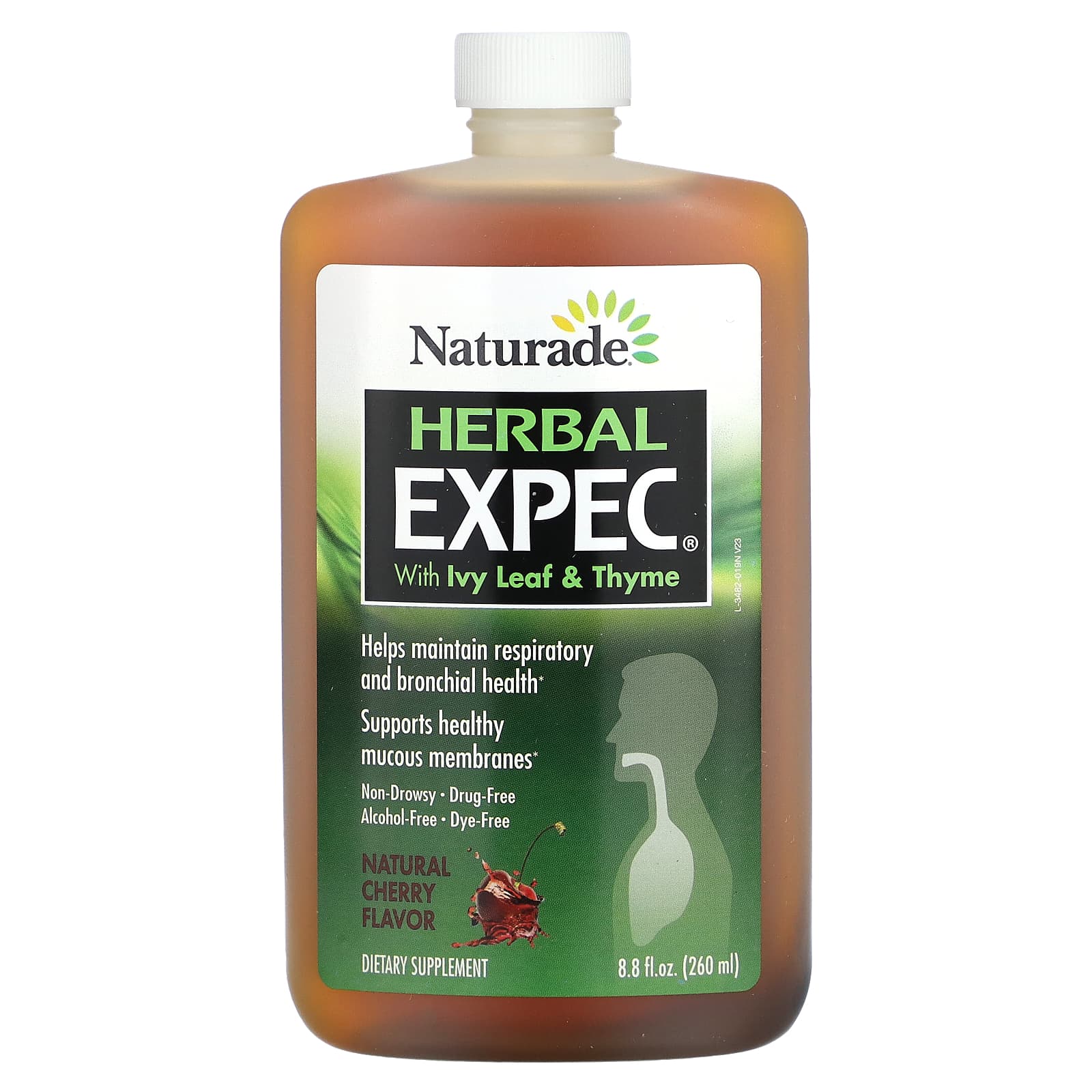 Naturade, Herbal EXPEC, натуральный вишневый вкус, 260 мл (8,8 жидк. Унции)