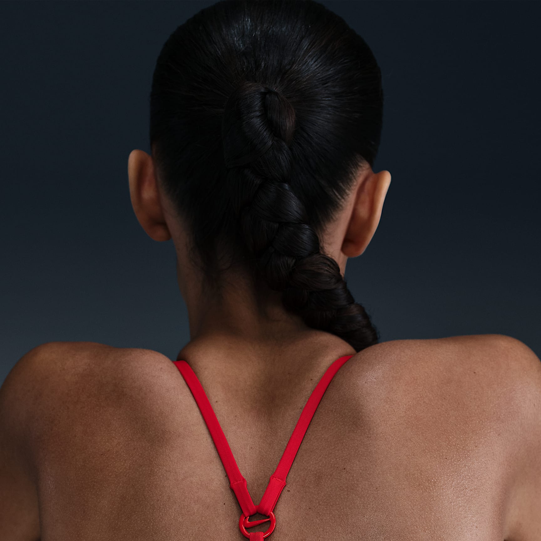 Nike Swim Swoosh Link Women's Terry Y-Back One-Piece