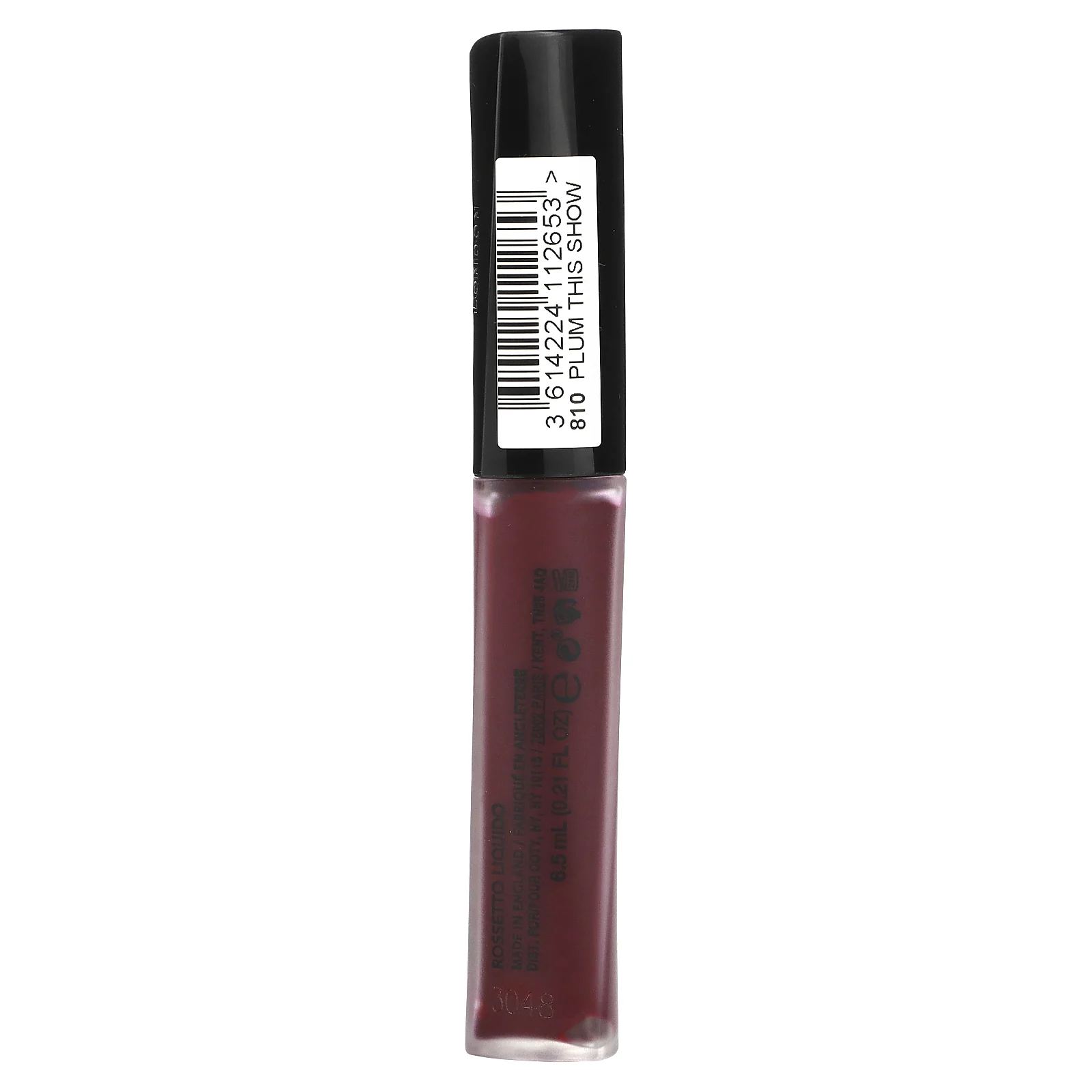 Rimmel London, Stay Matte, жидкая губная помада, оттенок 810 слива, 6,5 мл (0,21 жидк. унции)