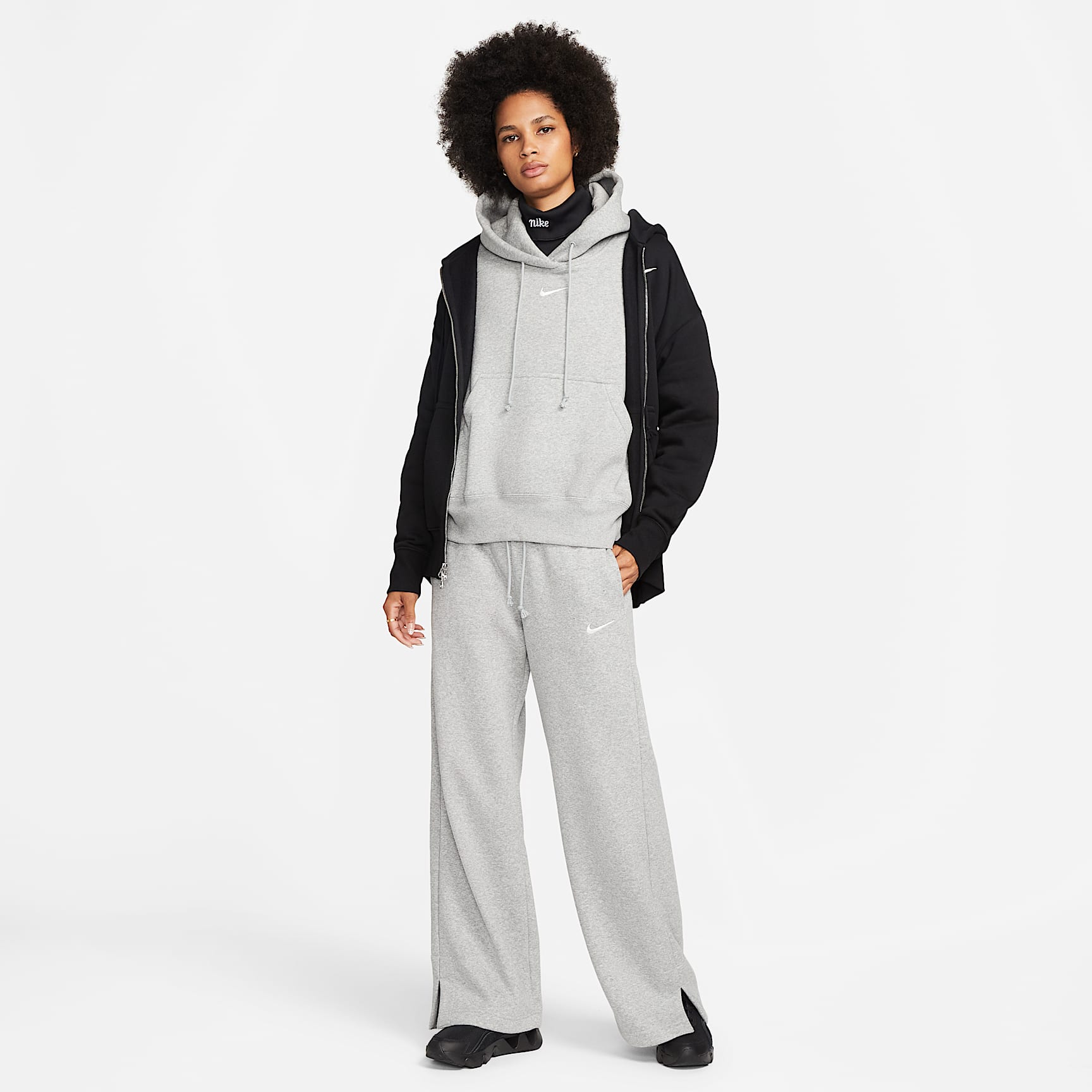 Nike Sportswear Phoenix Fleece Women's High-Waisted Wide-Leg Sweatpants