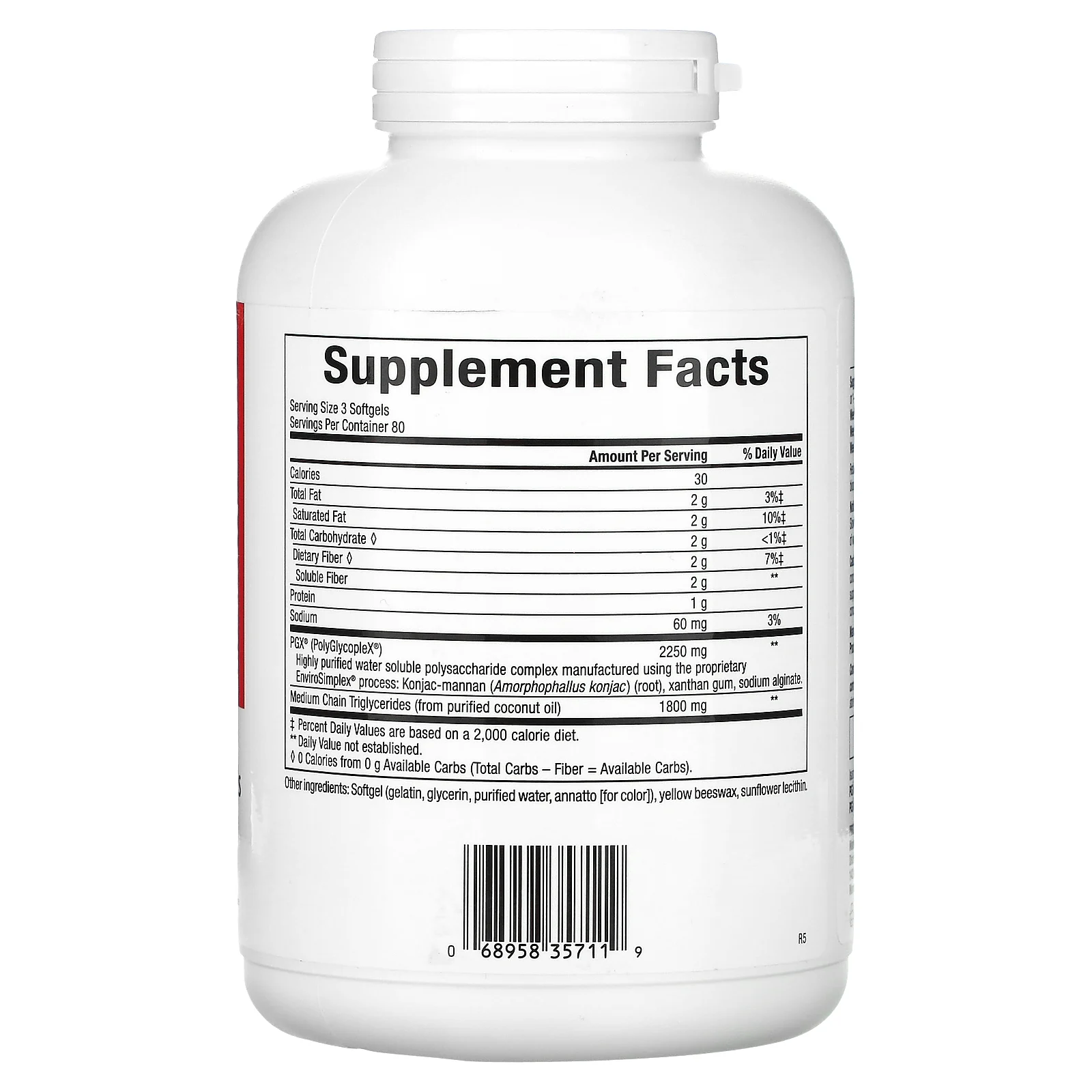 Natural Factors, PGX Daily, мягкие желатиновые капсулы с матрицей сверхвысокого качества, 750 мг, 240 мягких желатиновых капсул