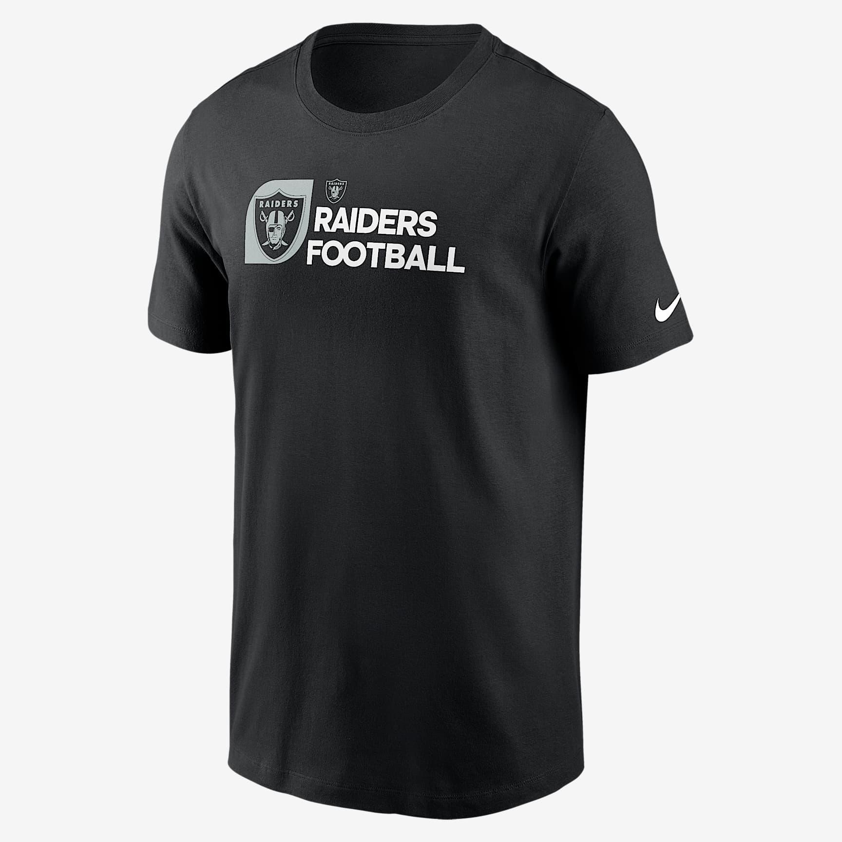 Las Vegas Raiders Team Outline Essential T-Shirt Men's Nike NFL T-Shirt
