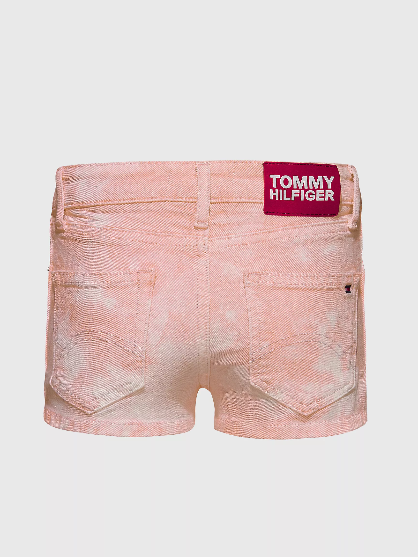 Короткие шорты для девочек Tommy Hilfiger, Детские джинсовые шорты с принтом тай-дай