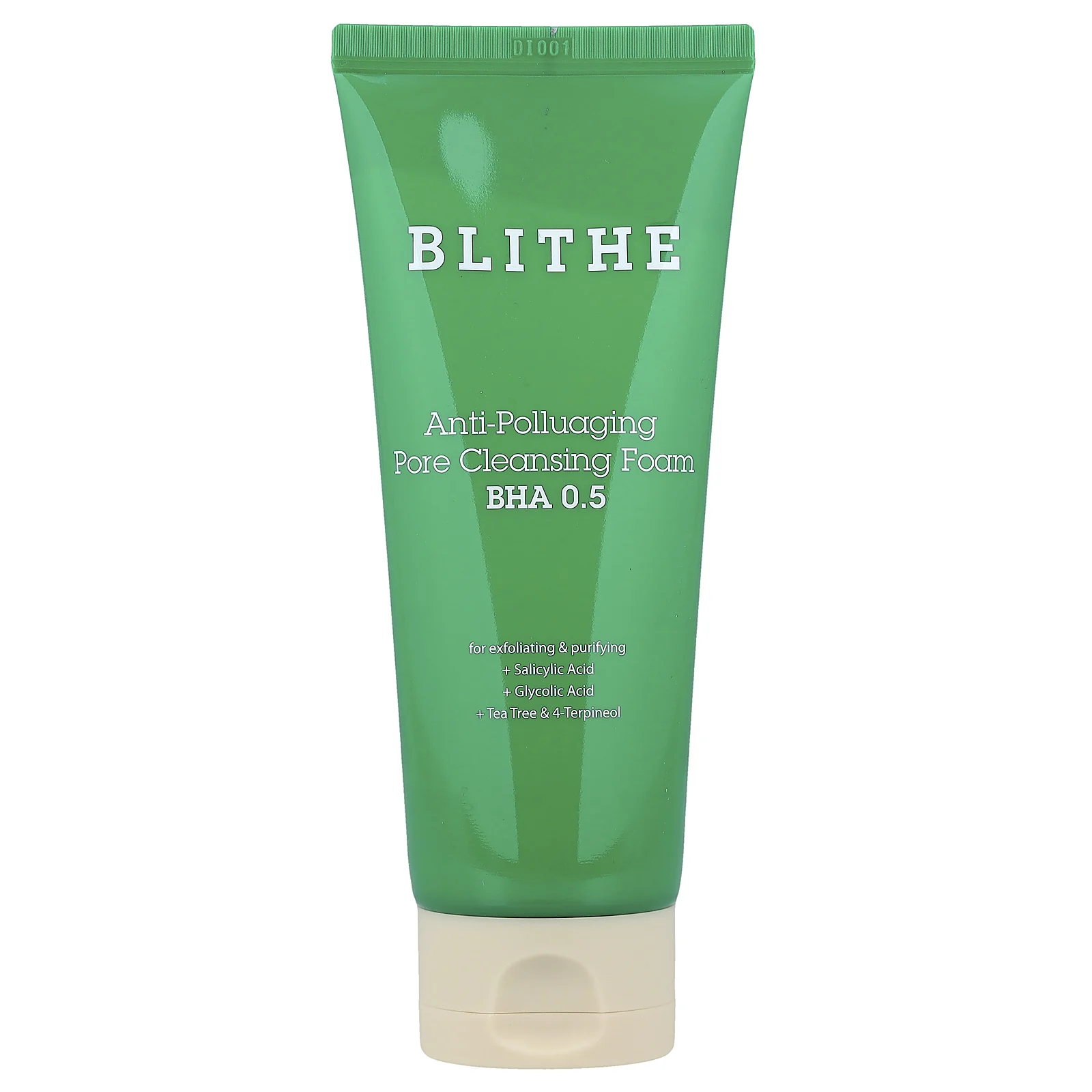 Blithe, Пенка для очищения пор против загрязнения, BHA 0,5, 150 мл (5,07 жидк. Унции)