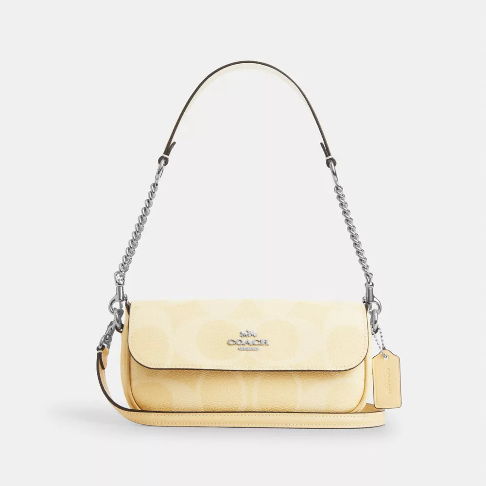 Сумка COACH Hailey Flap Bag In Signature Canvas